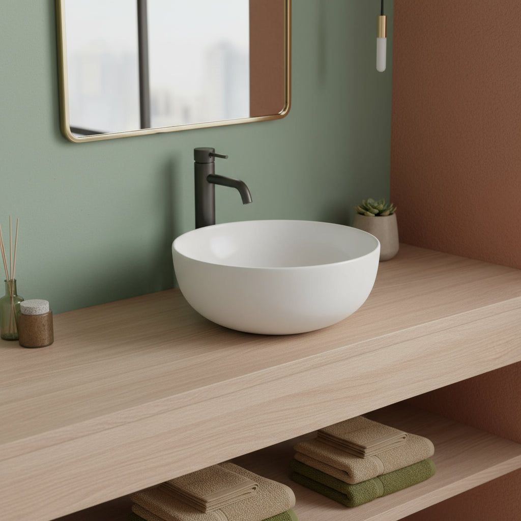 Lavabo da appoggio o incasso: quale scegliere per il tuo bagno