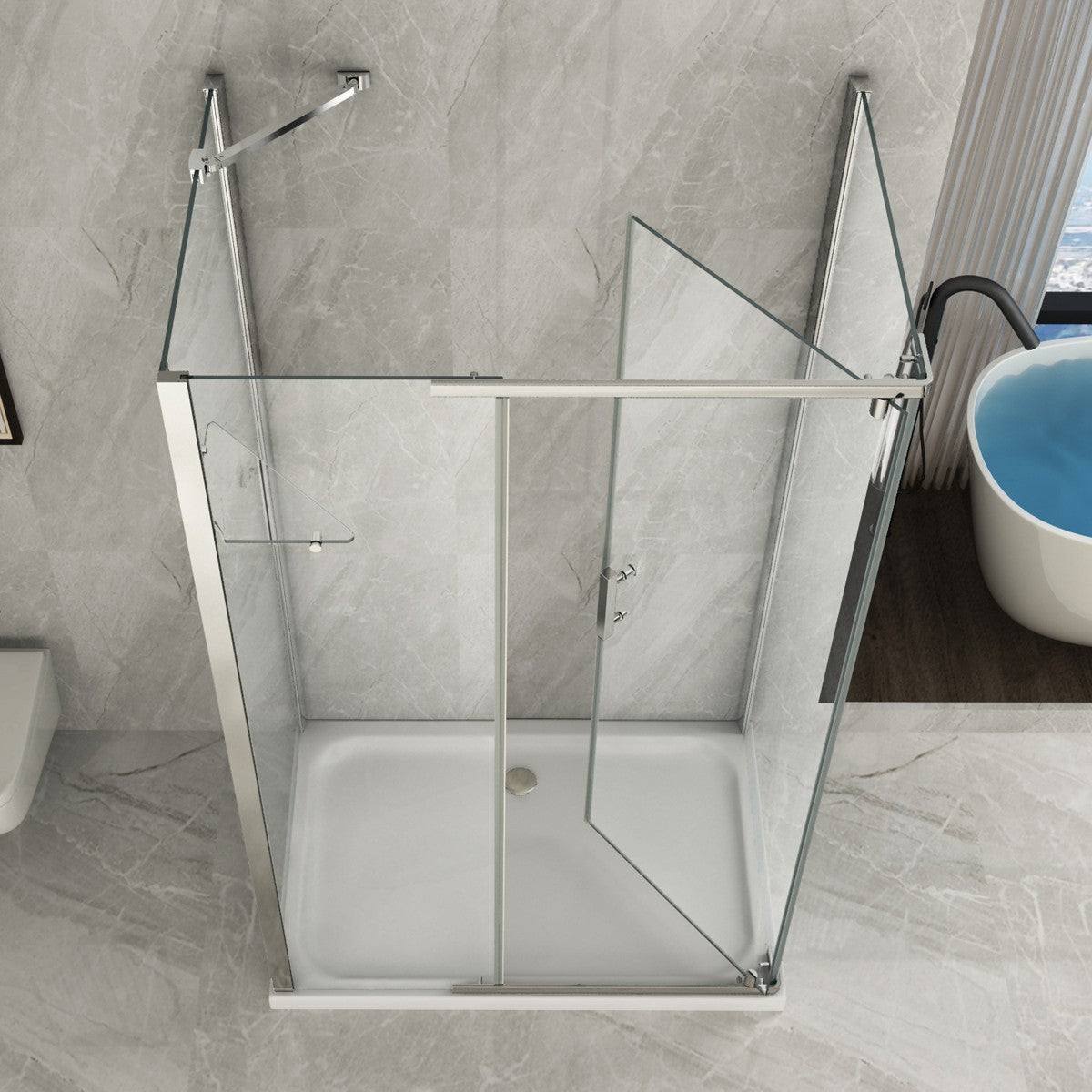 Box Doccia a Tre Lati