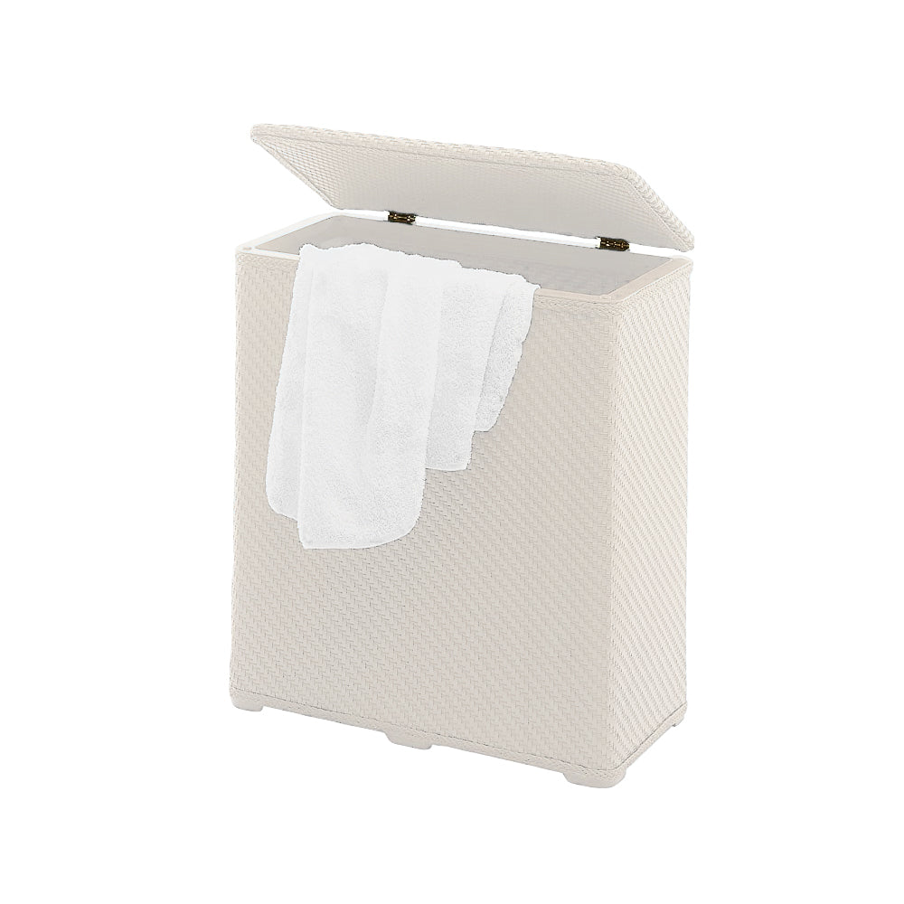  Cesto portabiancheria modello Ambrogio di Gedy - Bianco by CeramicStore | Lo specialista del tuo bagno