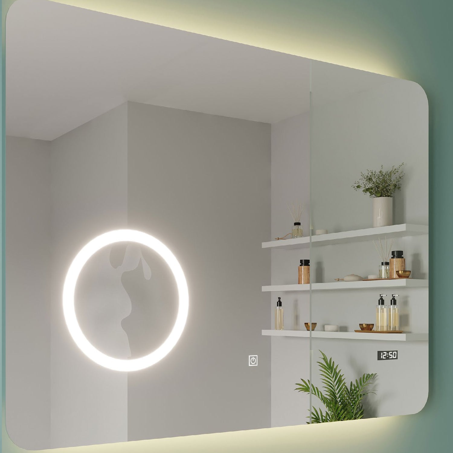  Mobile bagno a due cassetti con lavabo in resina