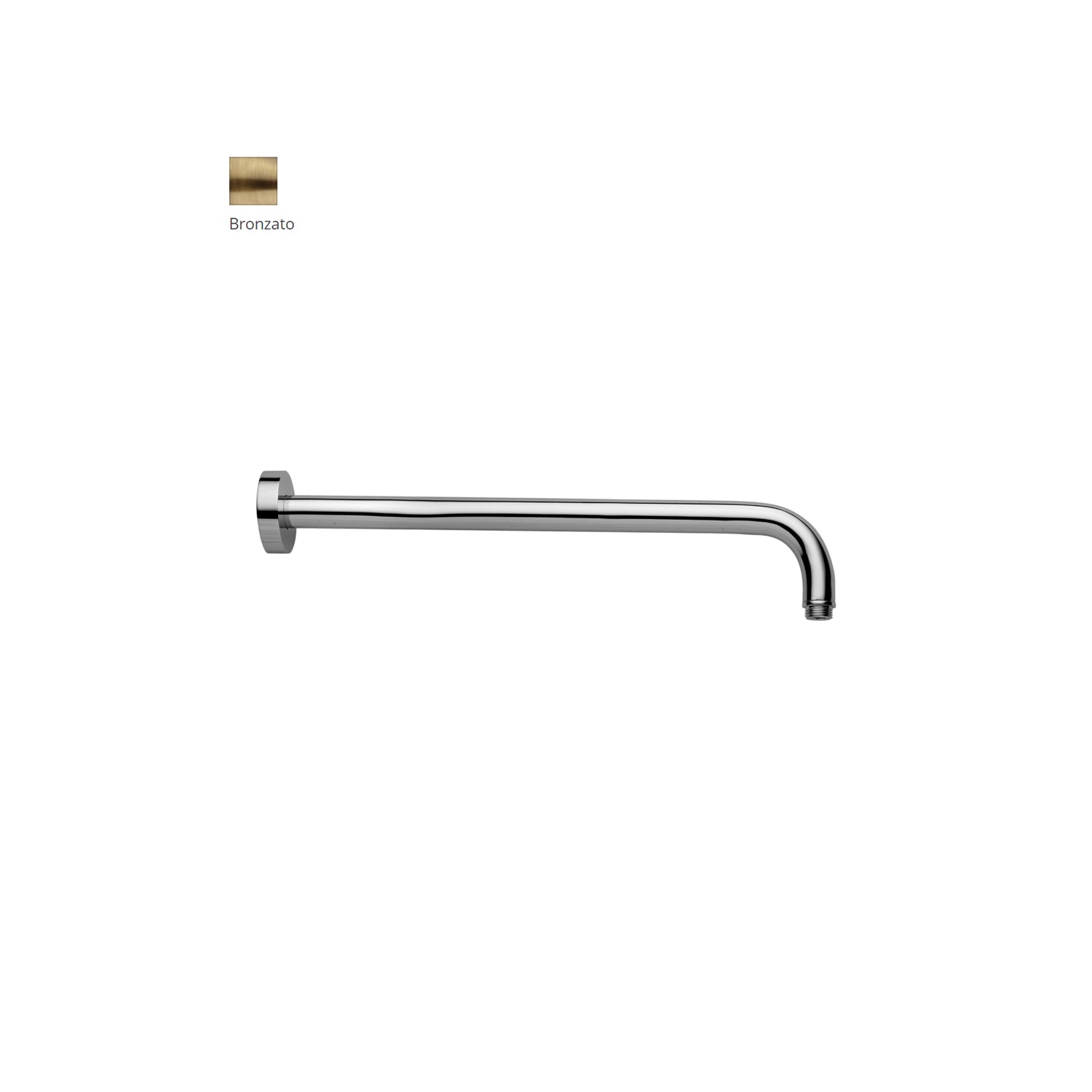 Braccio doccia Lusso l. 400 mm Paffoni - Bronzato by CeramicStore | Lo specialista del tuo bagno