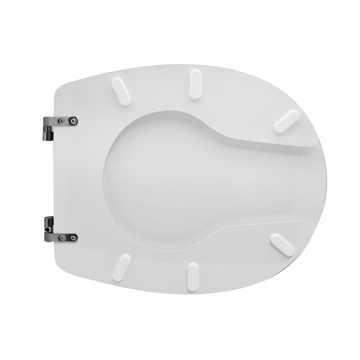 Sedile in legno per vaso BathCore serie Consil modello Vela - Bianco 3