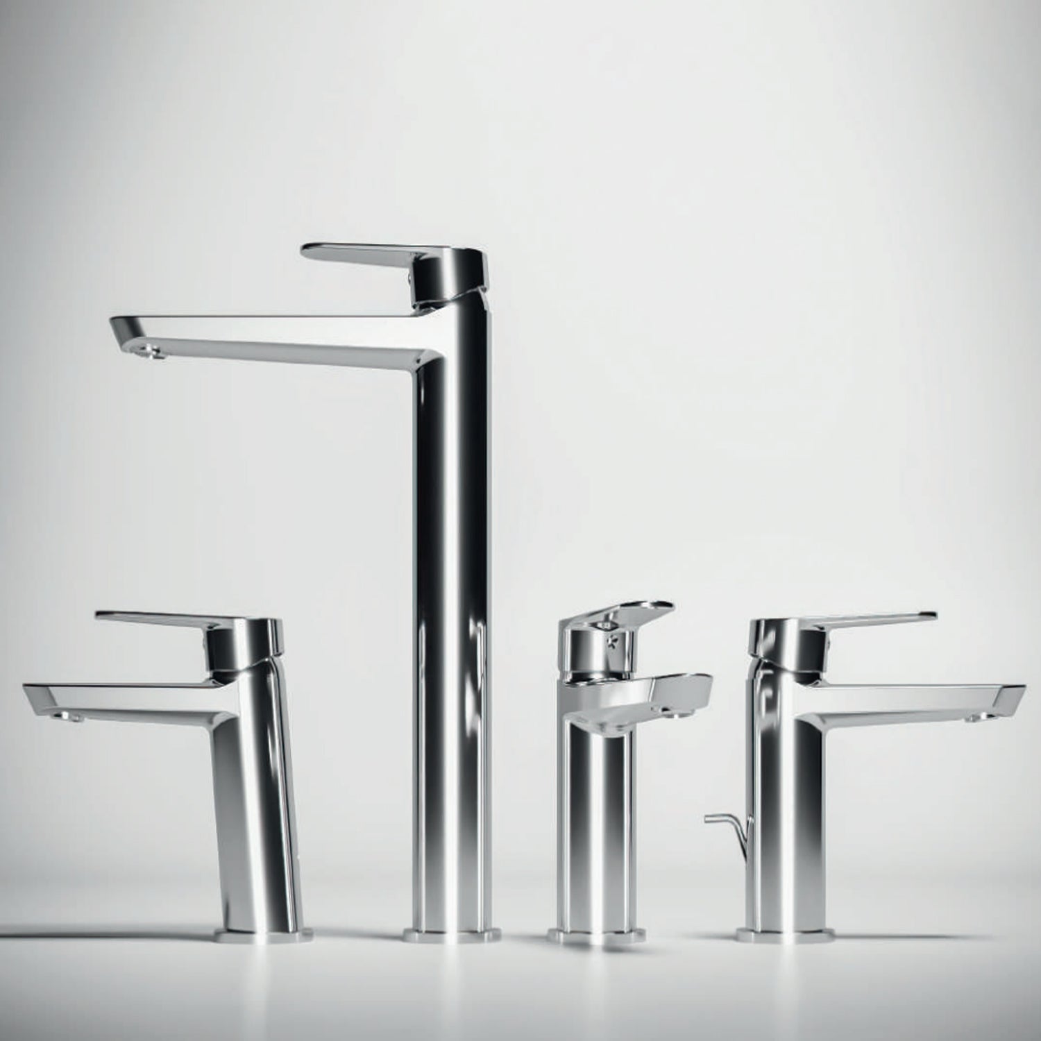 Miscelatore monocomando lavabo RubiFlux serie Ampra - Cromo 3