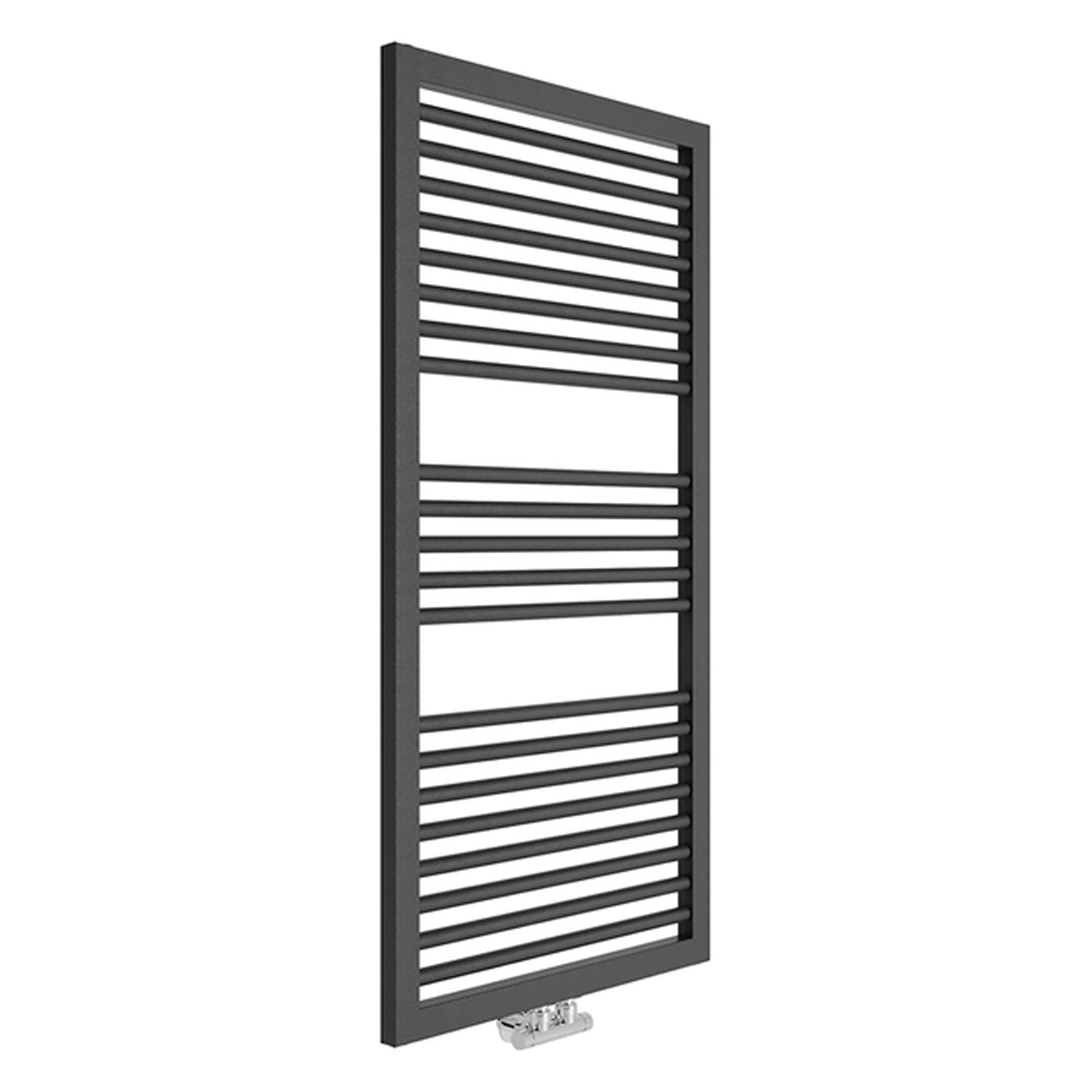  Termoarredo idraulico modello Asti 1228x600 dritto - Antracite by CeramicStore | Lo specialista del tuo bagno