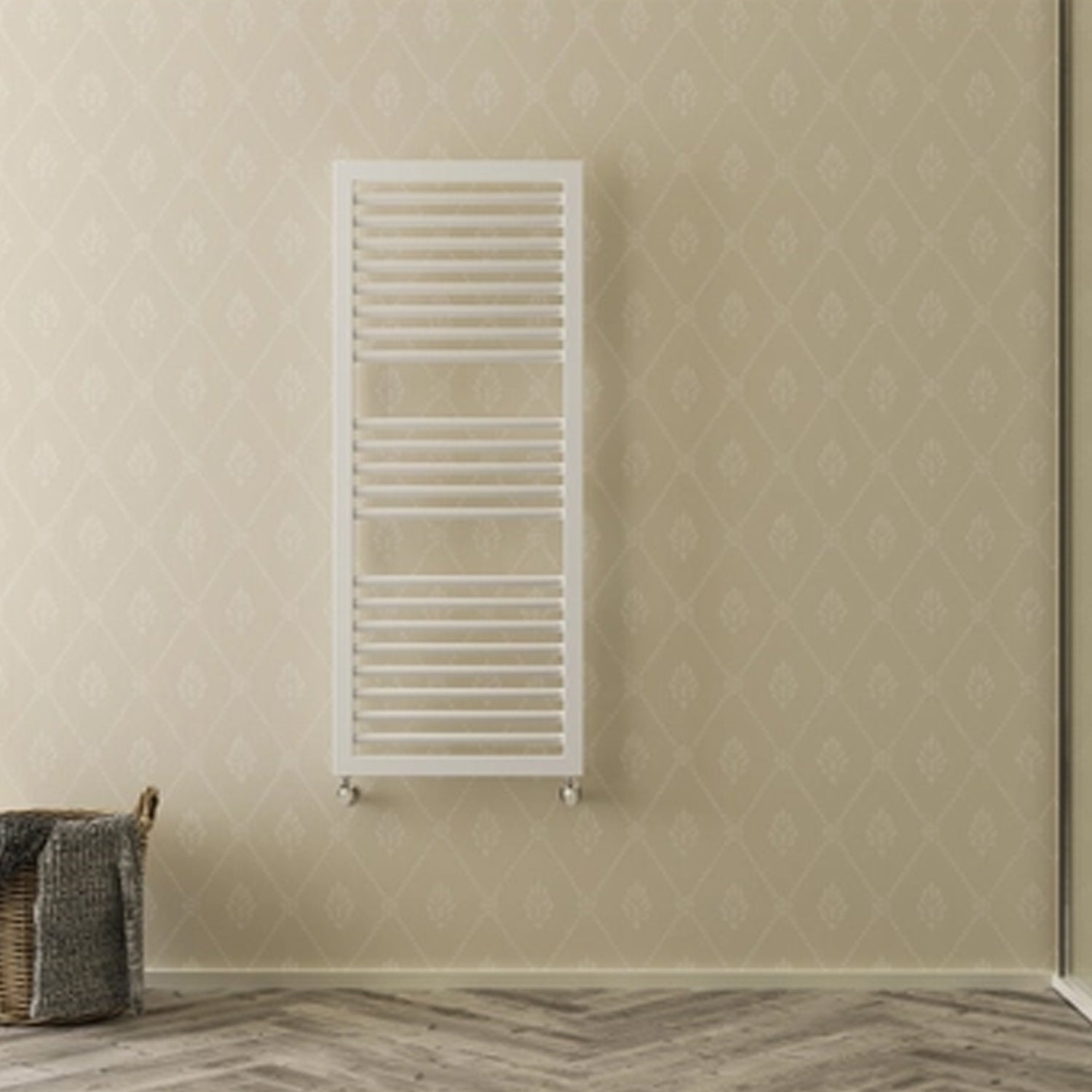  Termoarredo idraulico modello Asti 1228x600 dritto - Bianco by CeramicStore | Lo specialista del tuo bagno