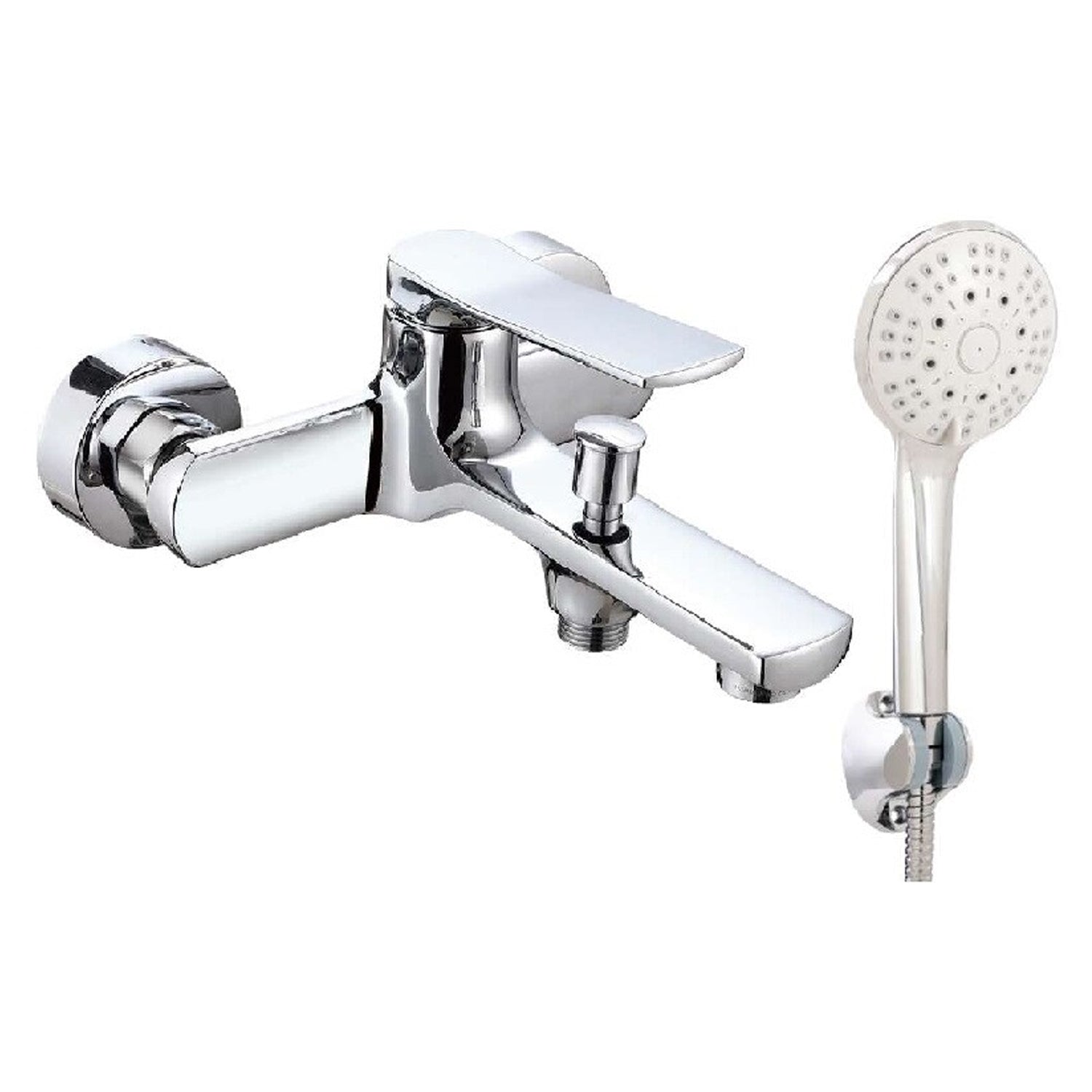 Miscelatore vasca con doccino Lumix in ottone cromato by CeramicStore | Lo specialista del tuo bagno