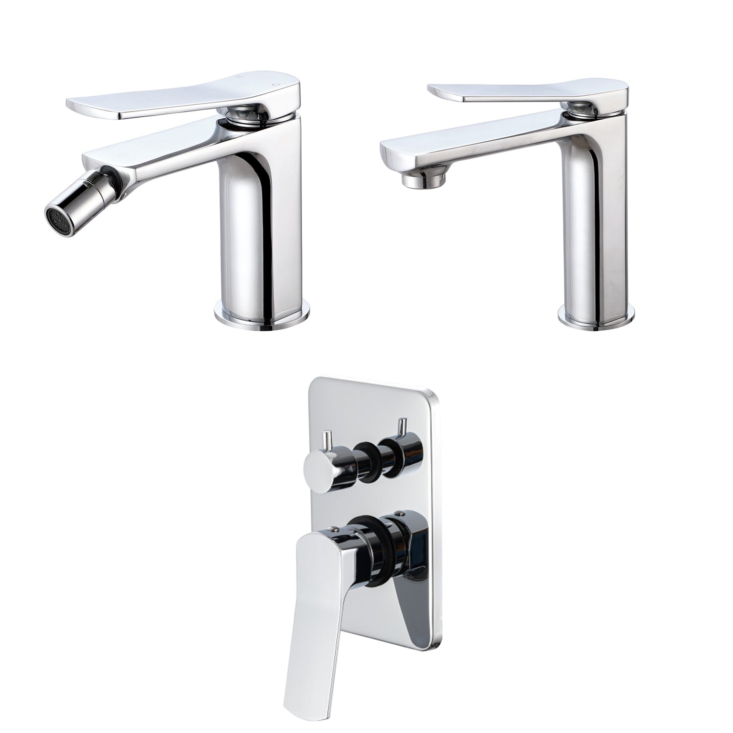 Composizione di miscelatori per lavabo