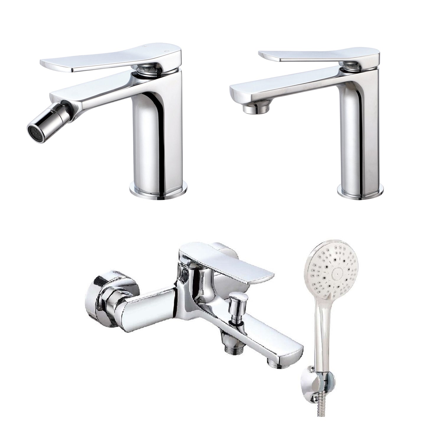 Composizione di miscelatori per lavabo