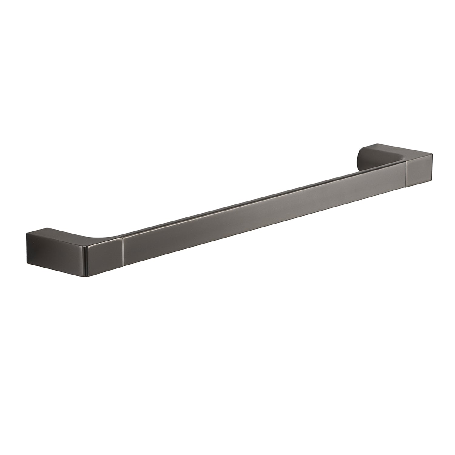 Portasalviette a muro di Gedy serie Pirenei 45 cm - Gun Metal by CeramicStore | Lo specialista del tuo bagno