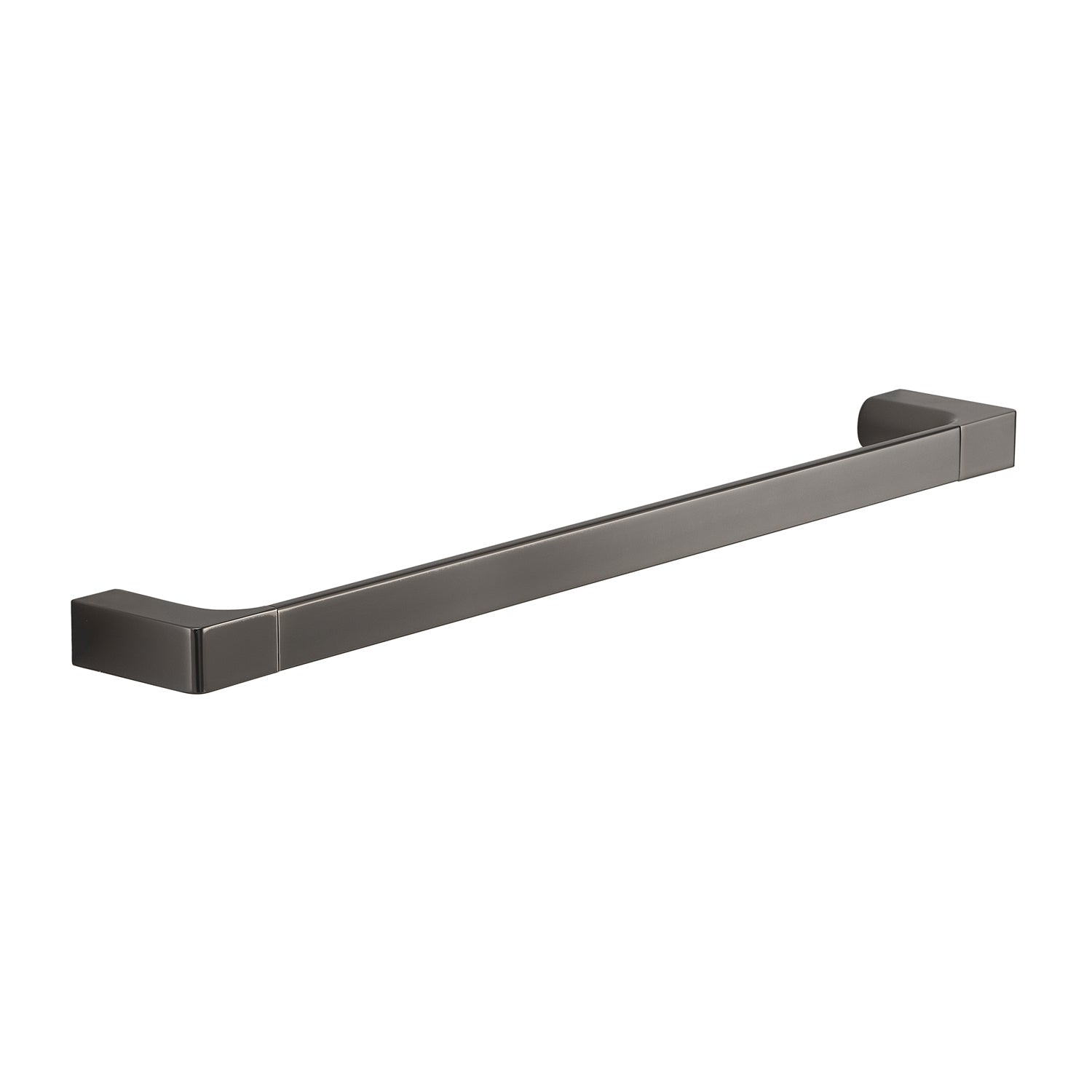Portasalviette a muro di Gedy serie Pirenei 60 cm - Gun Metal by CeramicStore | Lo specialista del tuo bagno