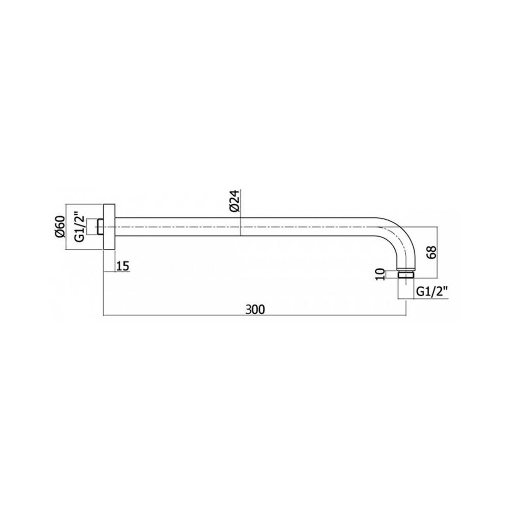  Set soffione doccia tondo anticalcare con braccio 30cm e miscelatore doccia incasso Cromo Paffoni by CeramicStore | Lo specialista del tuo bagno