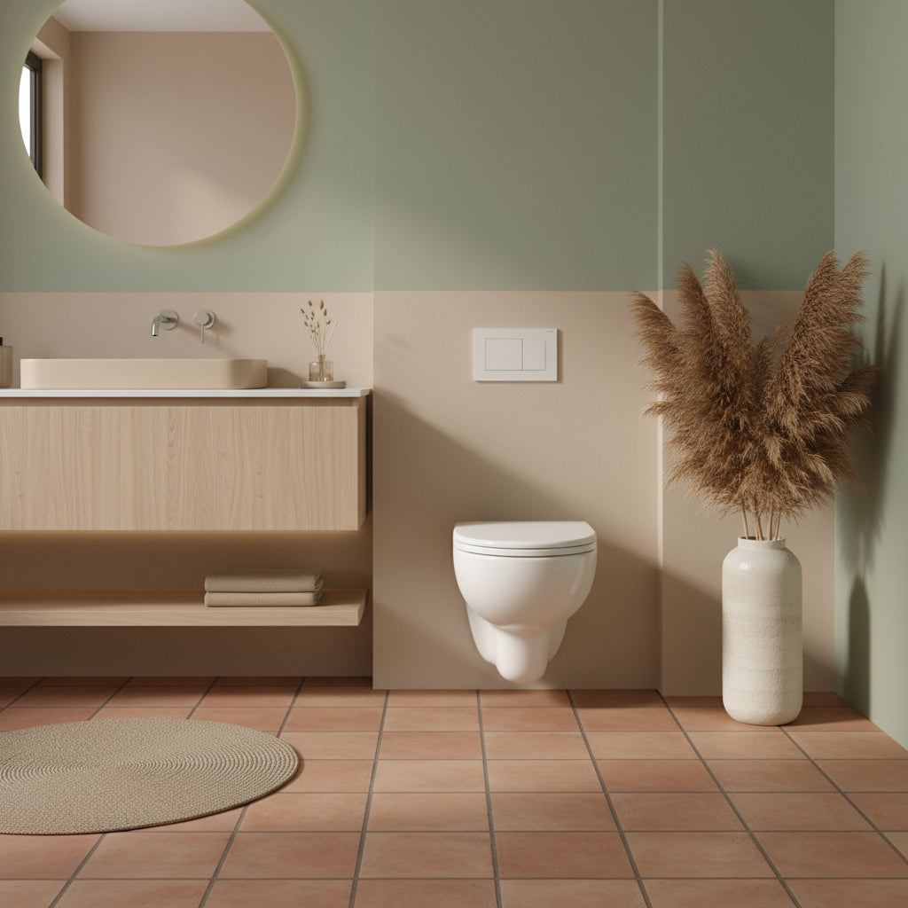  Sanitari sospesi wc+bidet +sedile normal close Geberit 'ColibrÃ¬ 2' cm 53
