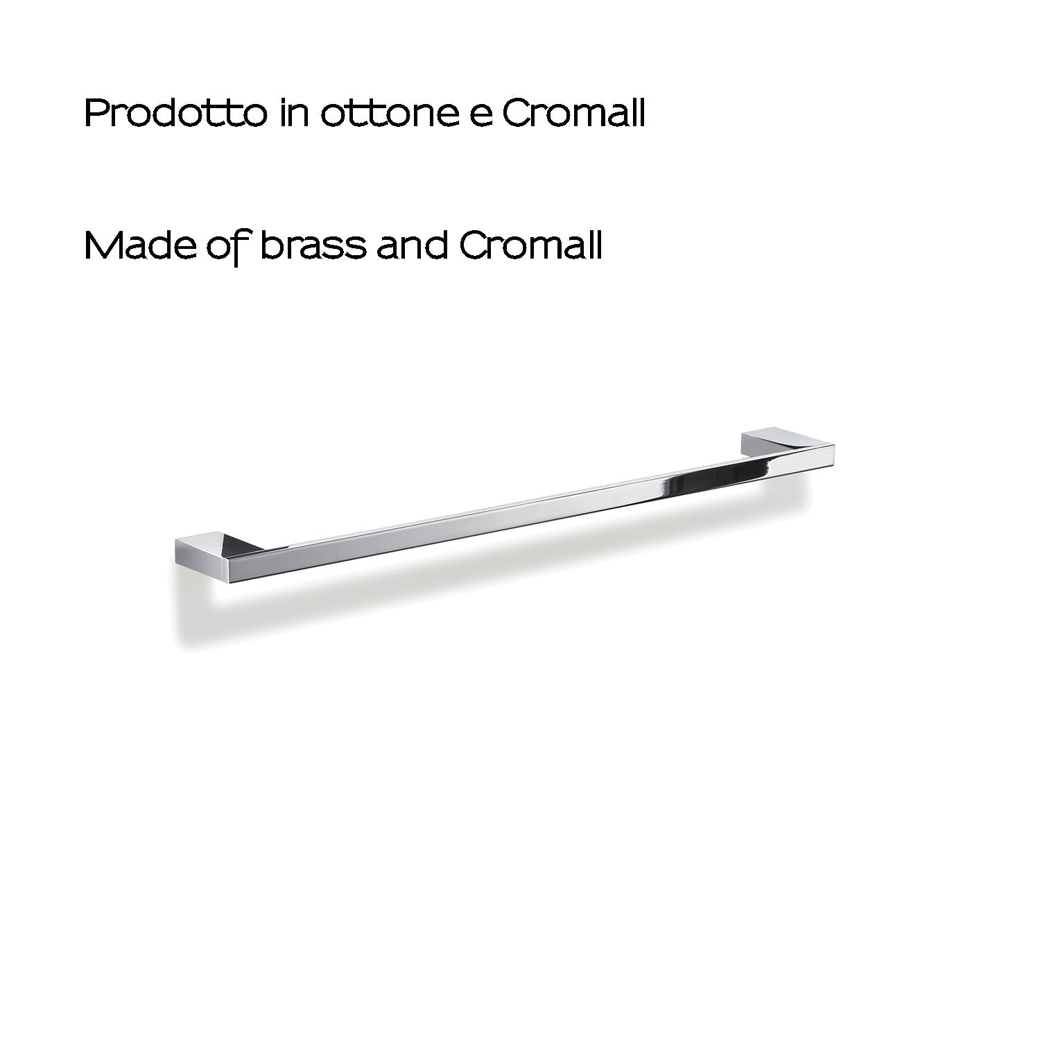  Portasalviette 48 cm in Ottone e Cromall Gedy serie Lanzarote - Cromato by CeramicStore | Lo specialista del tuo bagno