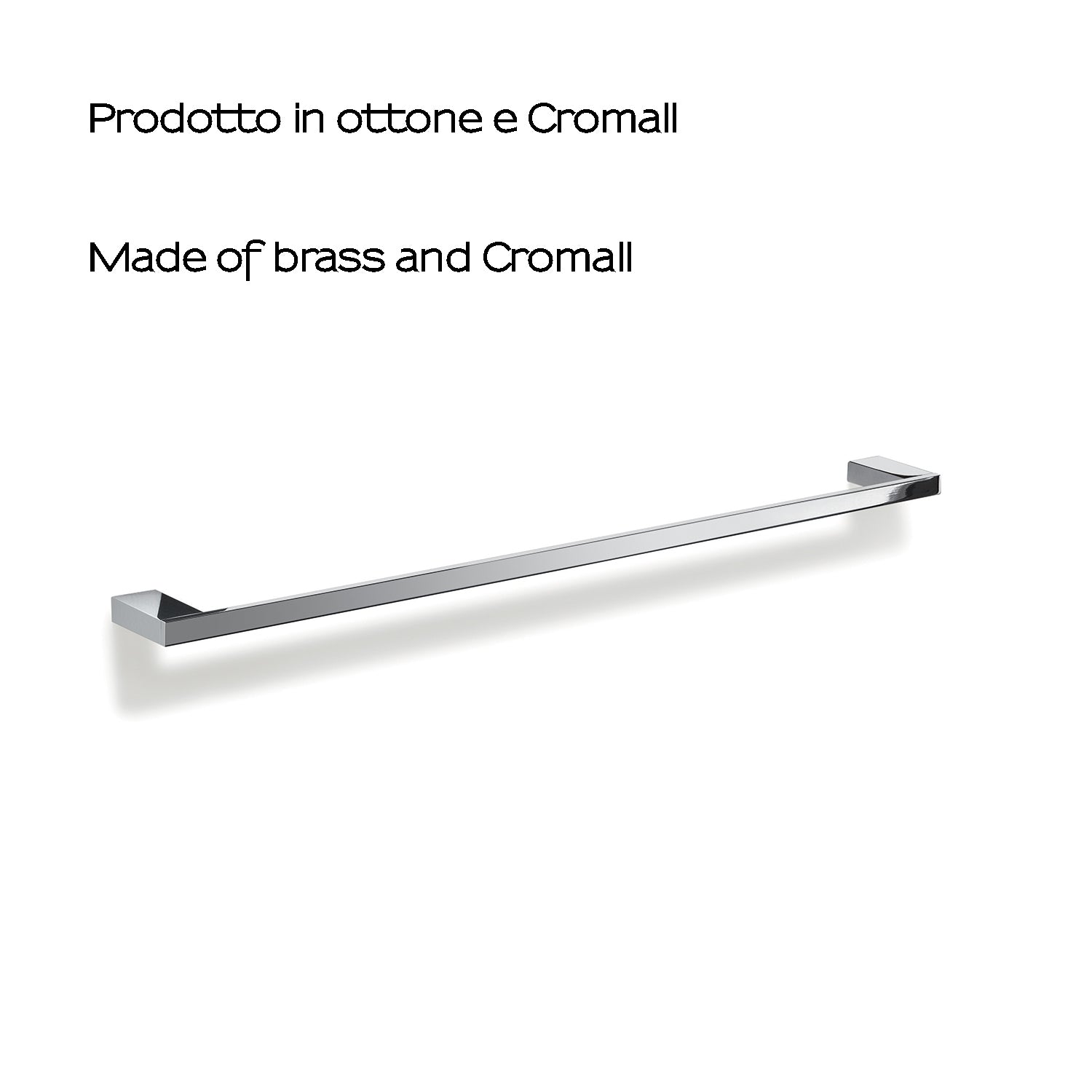  Portasalviette 63 cm in Ottone e Cromall Gedy serie Lanzarote - Cromato by CeramicStore | Lo specialista del tuo bagno