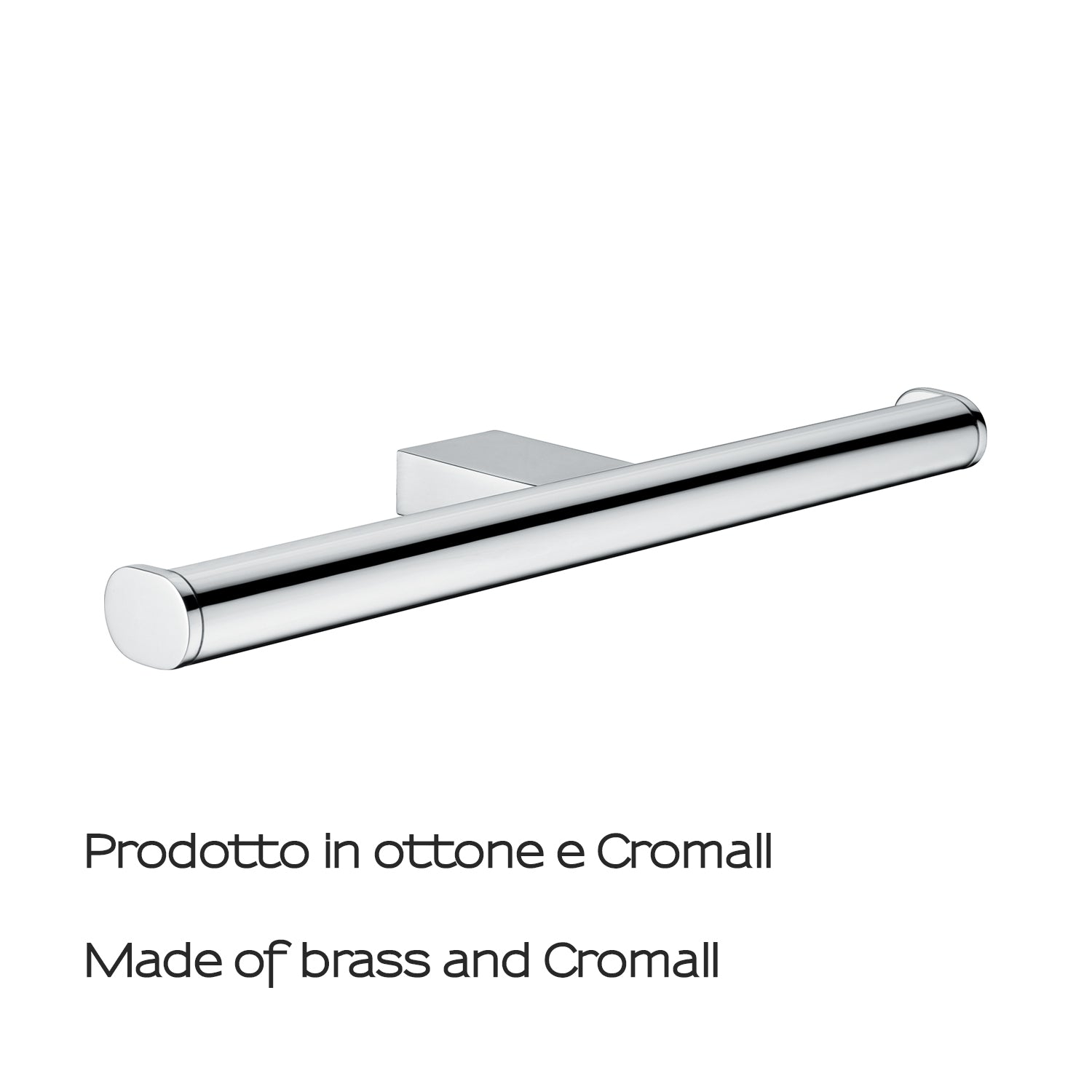  Portarotolo doppio in ottone e Cromall Gedy serie Canarie - Cromato