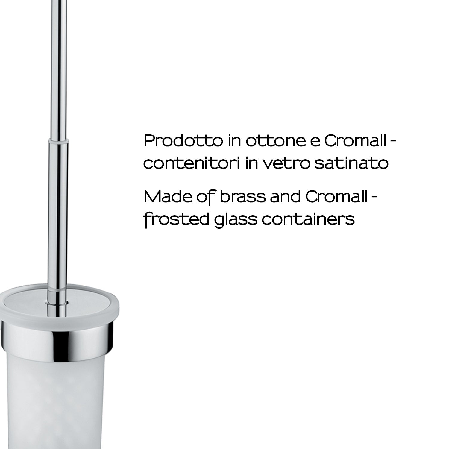  Scopino in ottone e Cromall Gedy serie Canarie - Cromato by CeramicStore | Lo specialista del tuo bagno