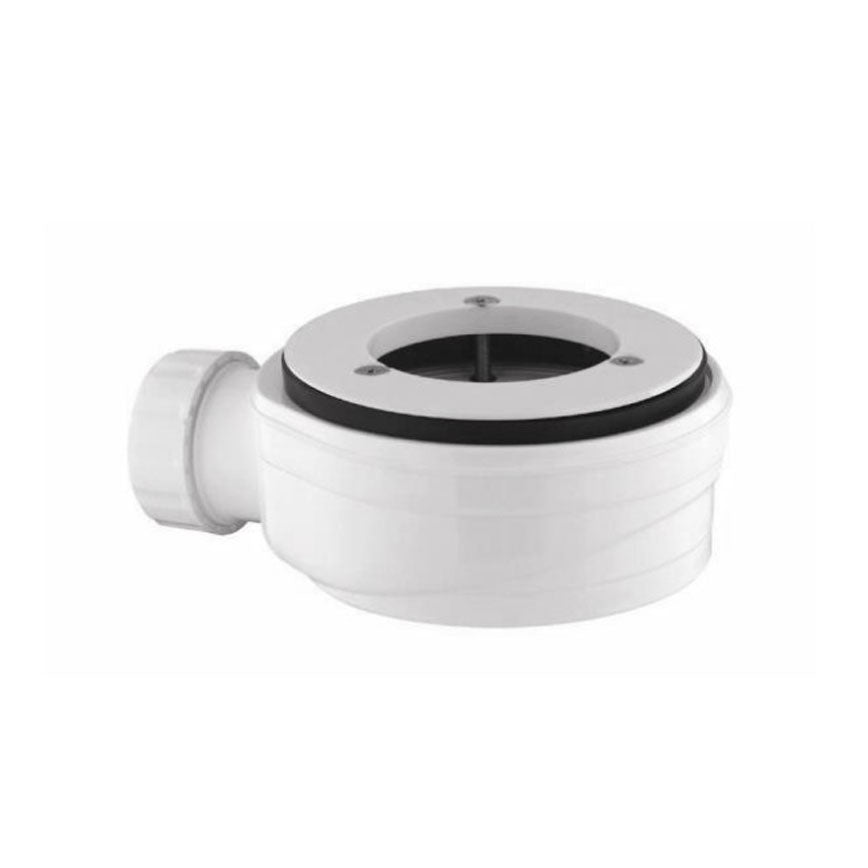 Piletta di scarico RIBASSSATA sifonata ispezionabile ribassata altezza 59 mm e 45LT/min per piatti doccia in resina