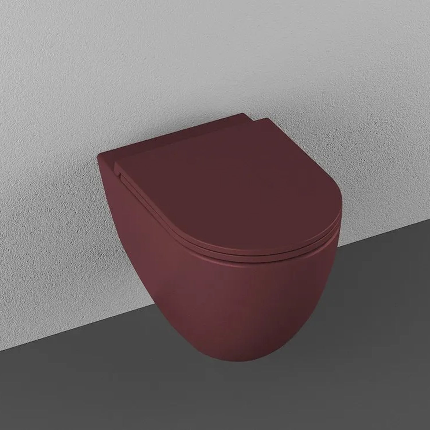  Sanitari sospesi Rimless con copriwater Soft Close BathCore serie Infinity 53x36