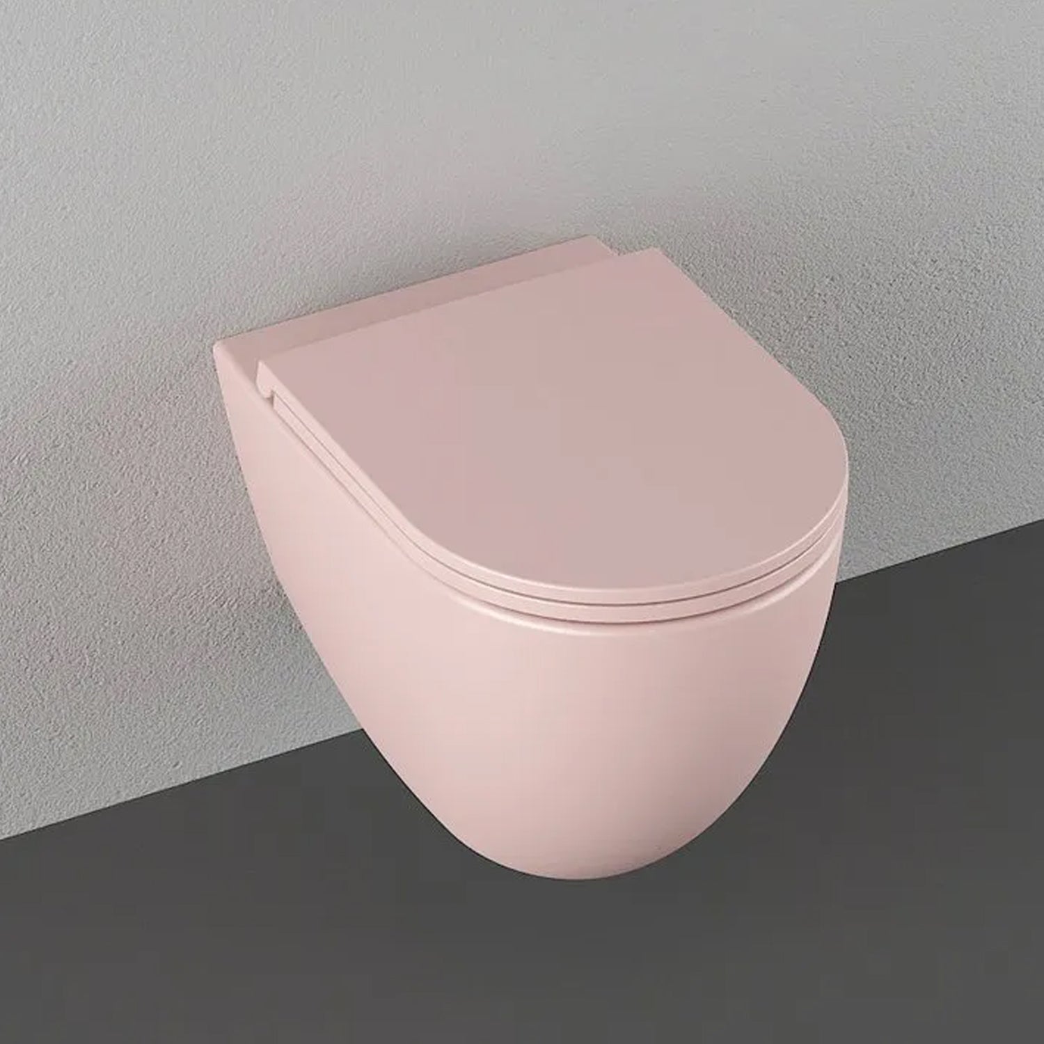  Sanitari sospesi Rimless con copriwater Soft Close BathCore serie Infinity 53x36