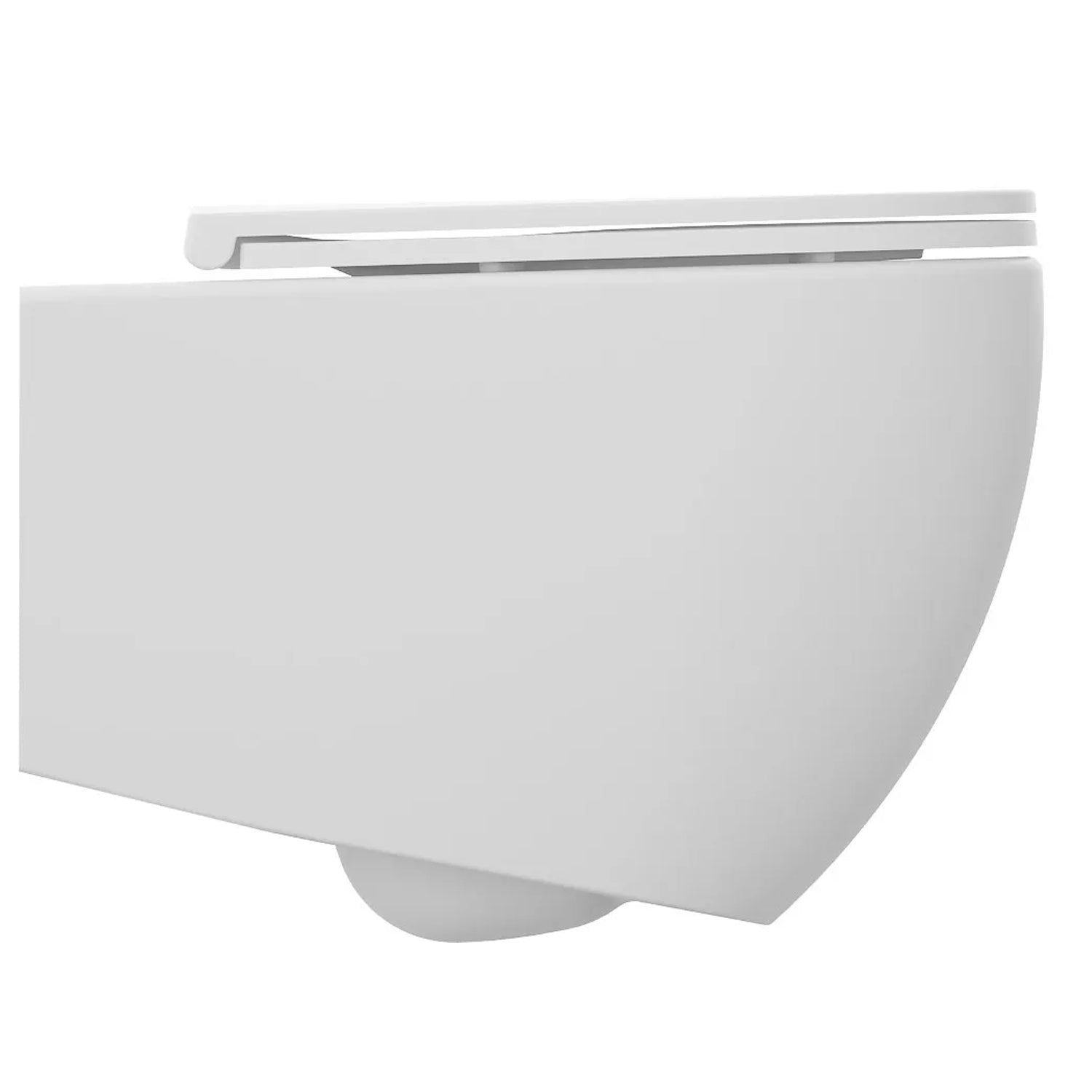  Copriwater Soft Close per vaso Filomuro BathCore serie Infinity color Bianco Opaco