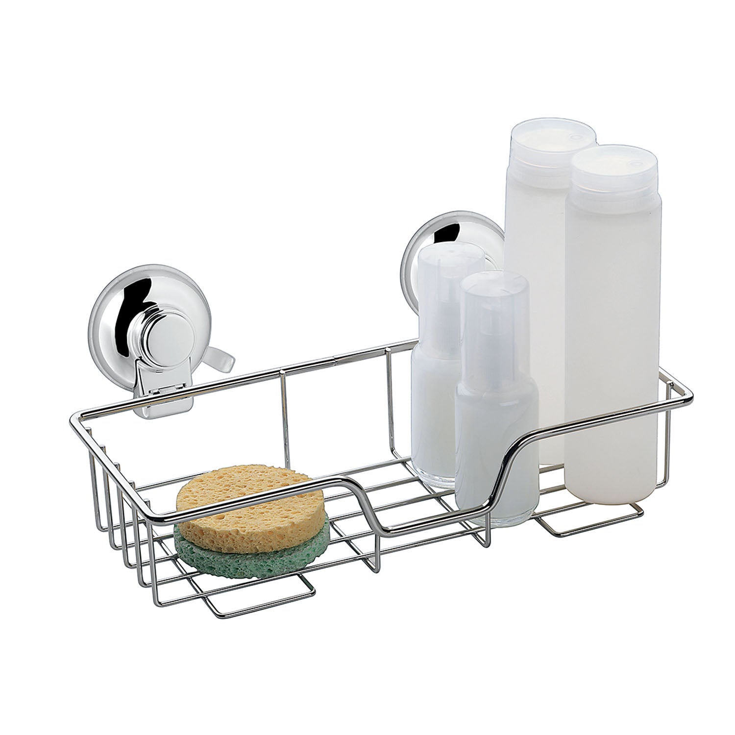 HO20-13 - Portaoggetti forma rettangolare doccia in filo Gedy Linea Hot - Finitura Cromata 2