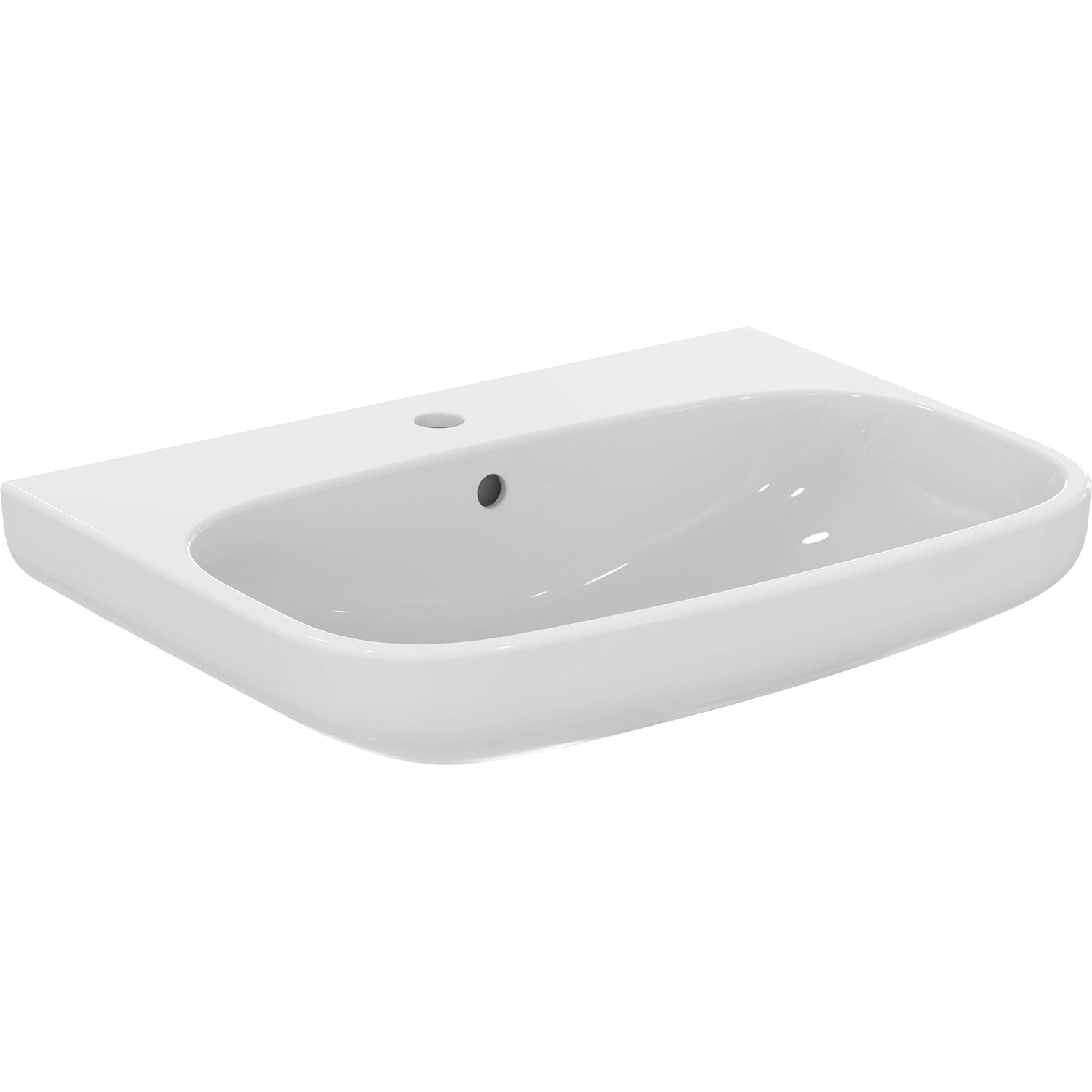 Lavabo sospeso Ideal Standard modello i.life A 60x48 cm