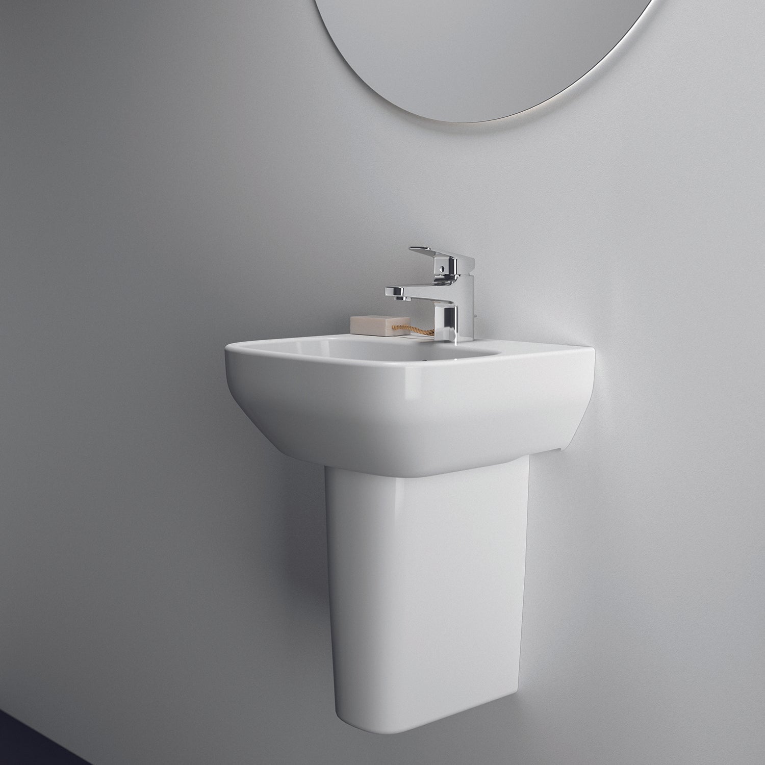 Lavabo sospeso Ideal Standard modello i.life A 40x36 cm 2