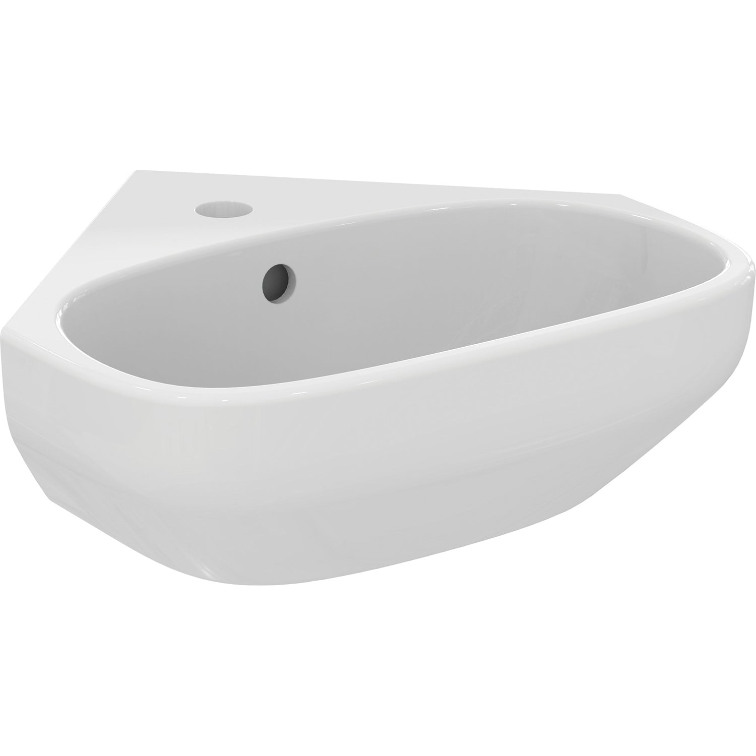 Lavabo sospeso Ideal Standard modello i.life A angolare 45 cm