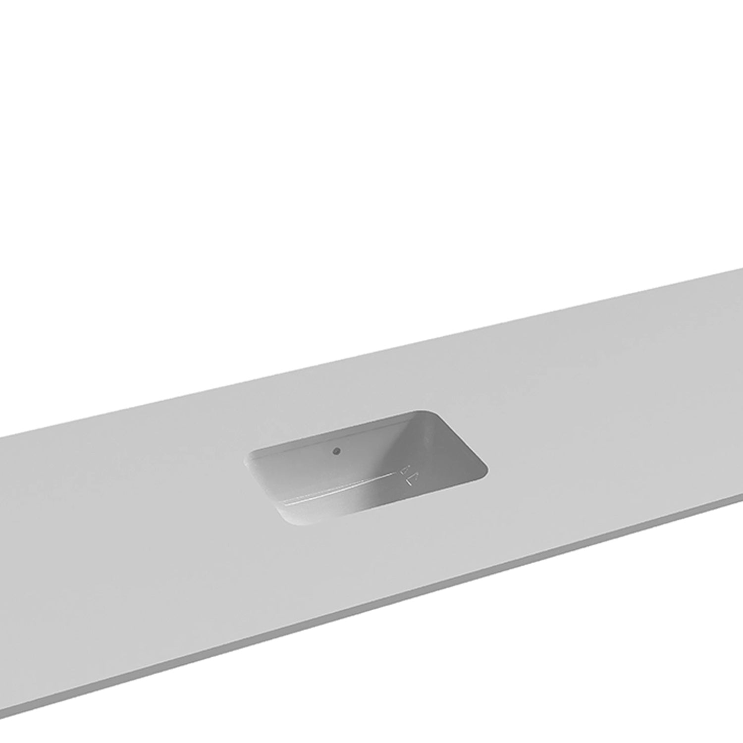 Lavabo sottopiano Azzurra Built-in Under 55x38 cm con foro troppopieno - Bianco lucido by CeramicStore | Lo specialista del tuo bagno