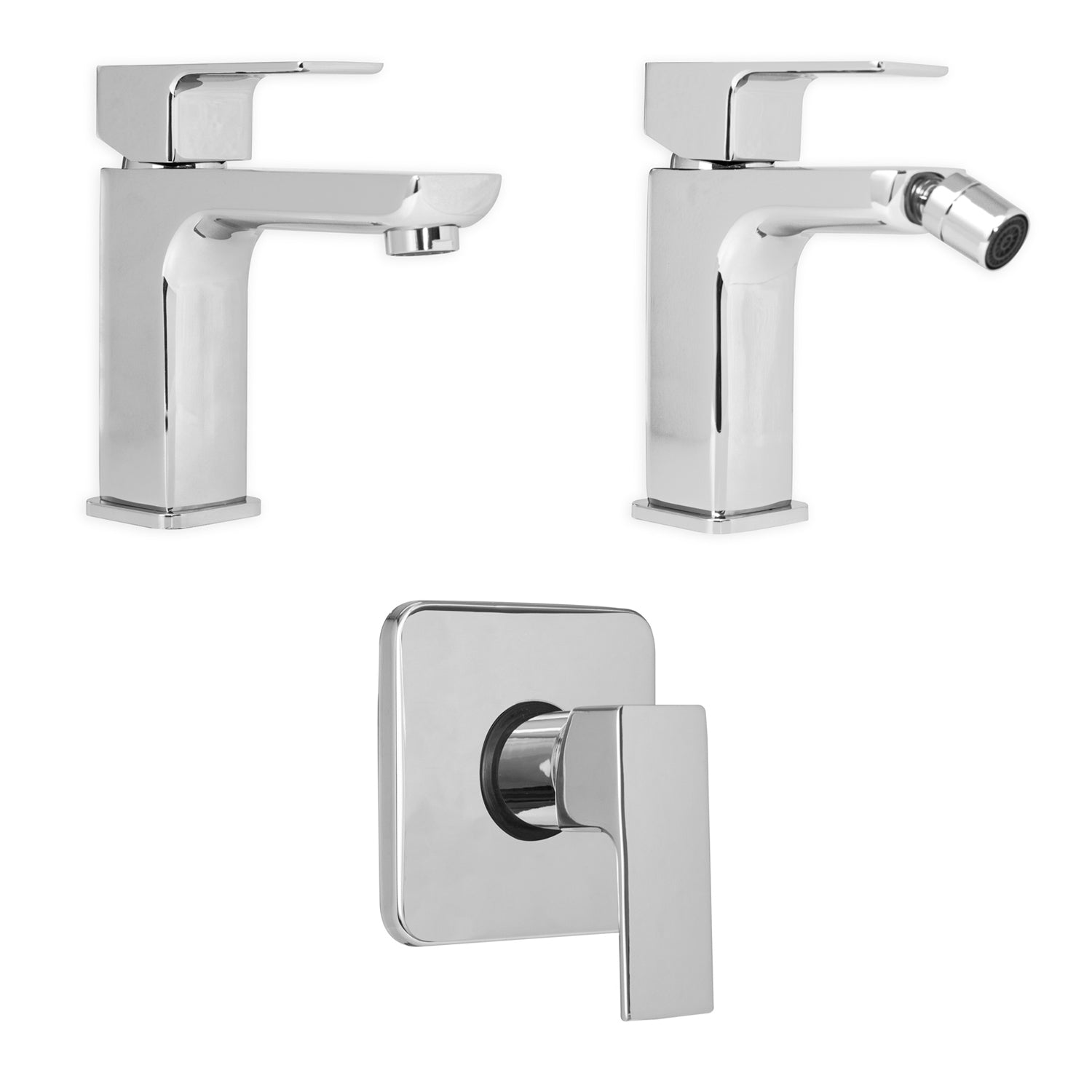 Composizione di miscelatori per lavabo