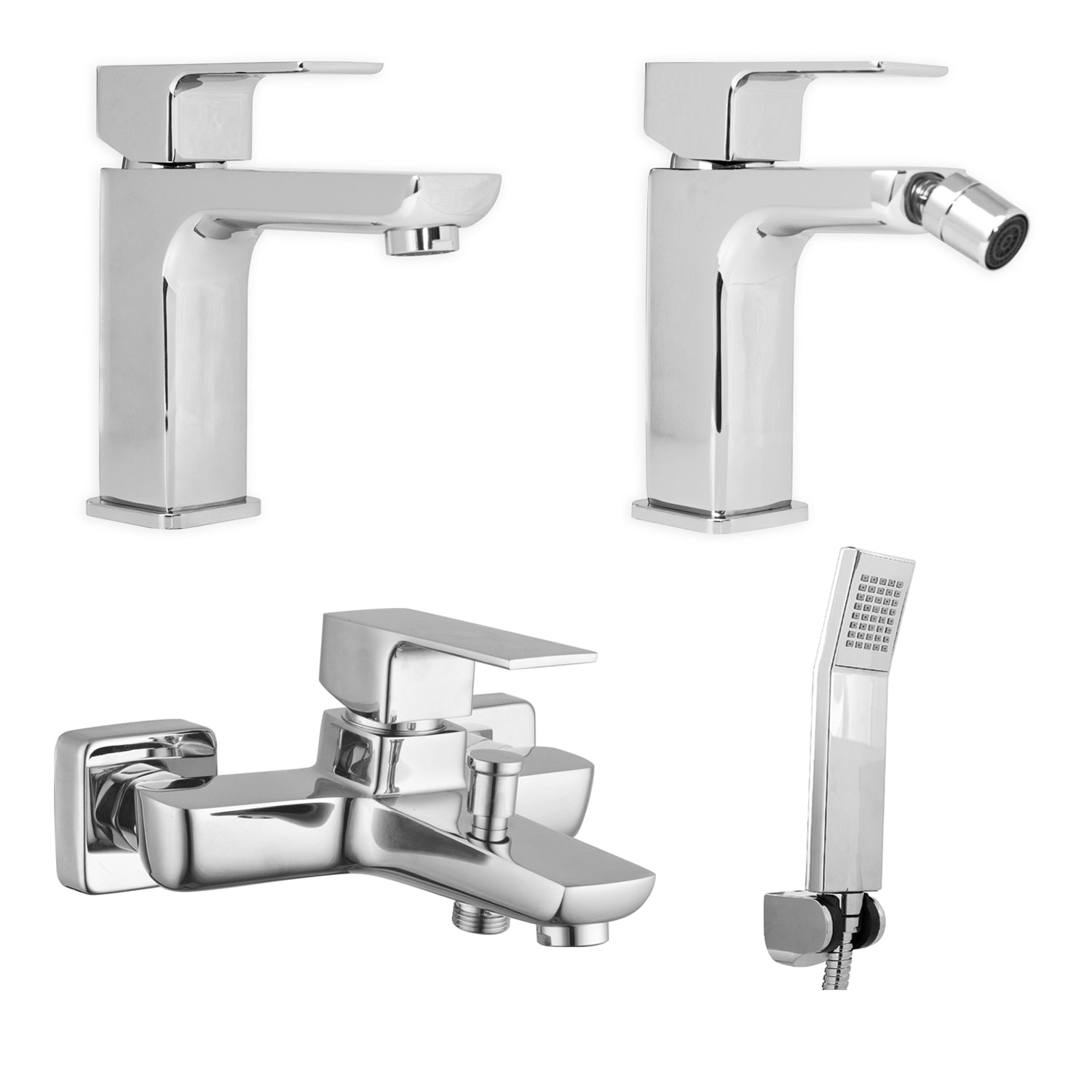 Composizione di miscelatori per lavabo