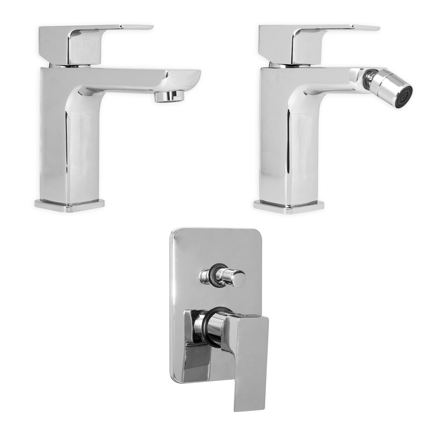 Composizione di miscelatori per lavabo