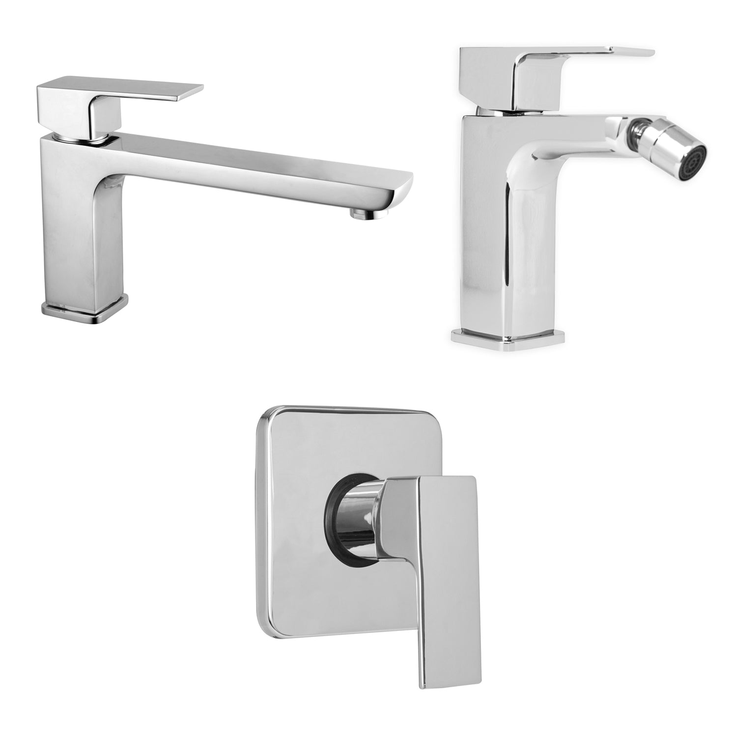 Composizione di miscelatori per lavabo prolungato