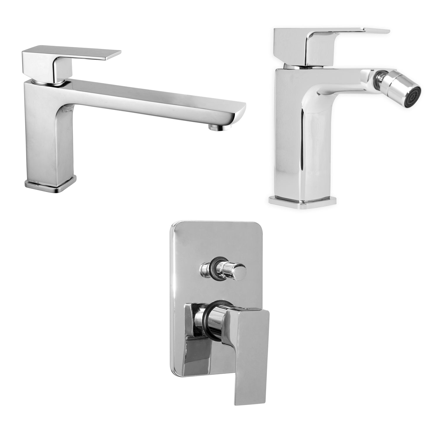 Composizione di miscelatori per lavabo prolungato