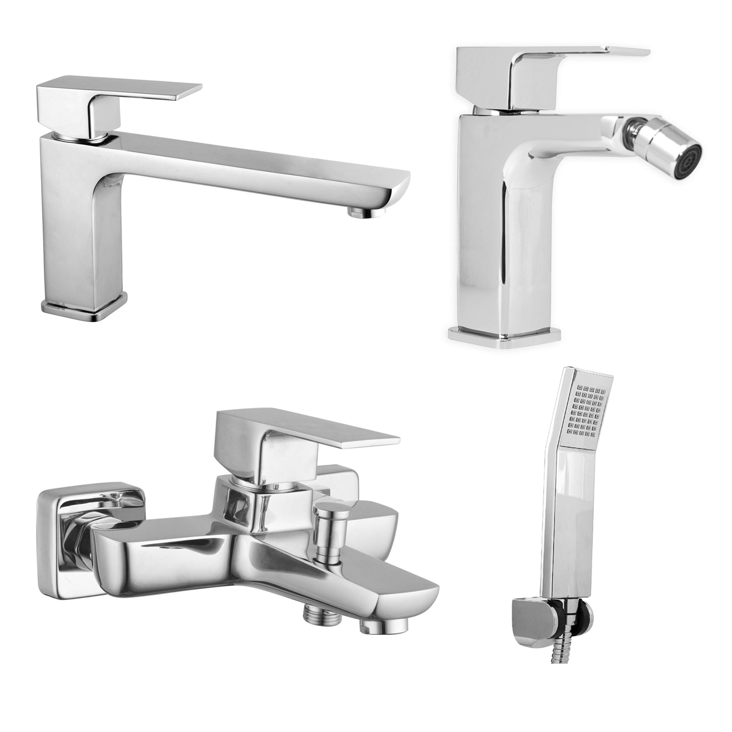 Composizione di miscelatori per lavabo prolungato