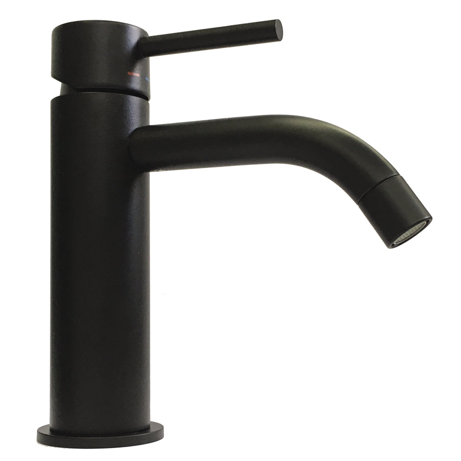 Miscelatore lavabo Paffoni Light Exclusive Edition in ottone rifinito nero opaco by CeramicStore | Lo specialista del tuo bagno