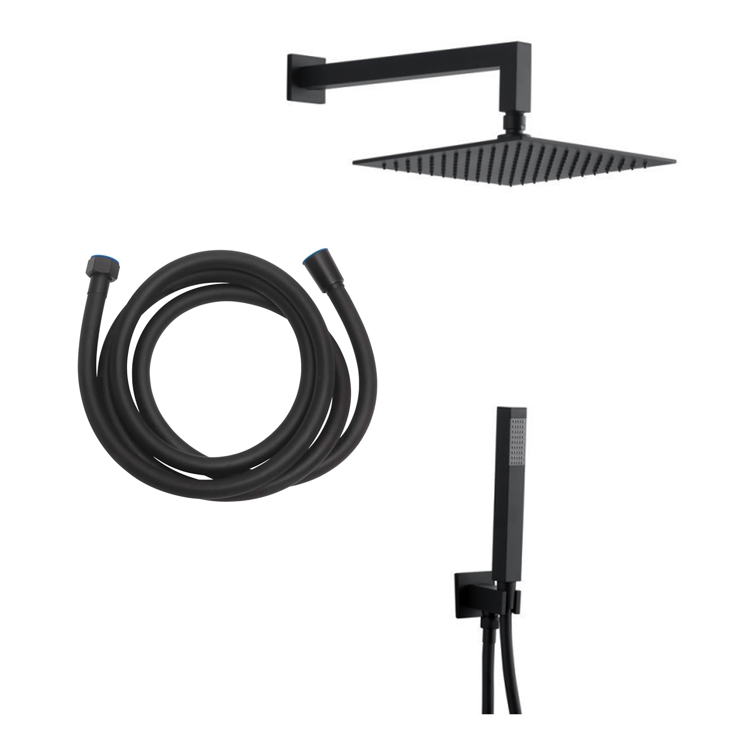 Kit doccia 5 pz Quadrato con presa