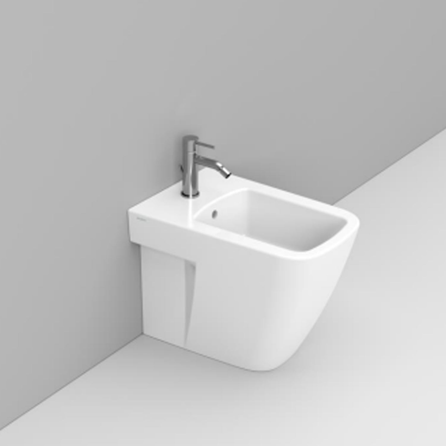  Coppia sanitari filomuro Ceramica Dolomite modello Mia 54x36 cm con sedile Softclose
