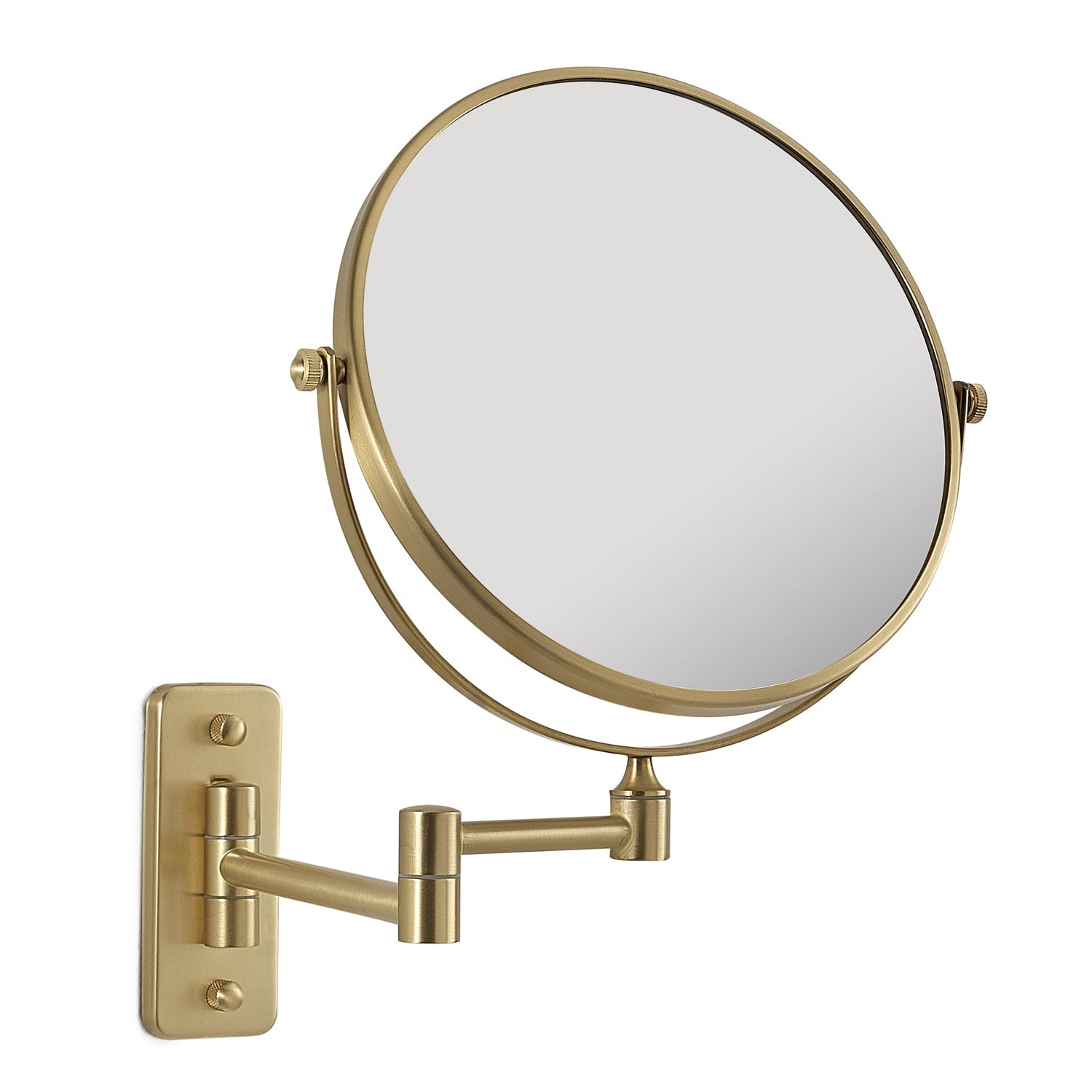 Specchio ingranditore Gaia di Gedy - Oro Matt by CeramicStore | Lo specialista del tuo bagno