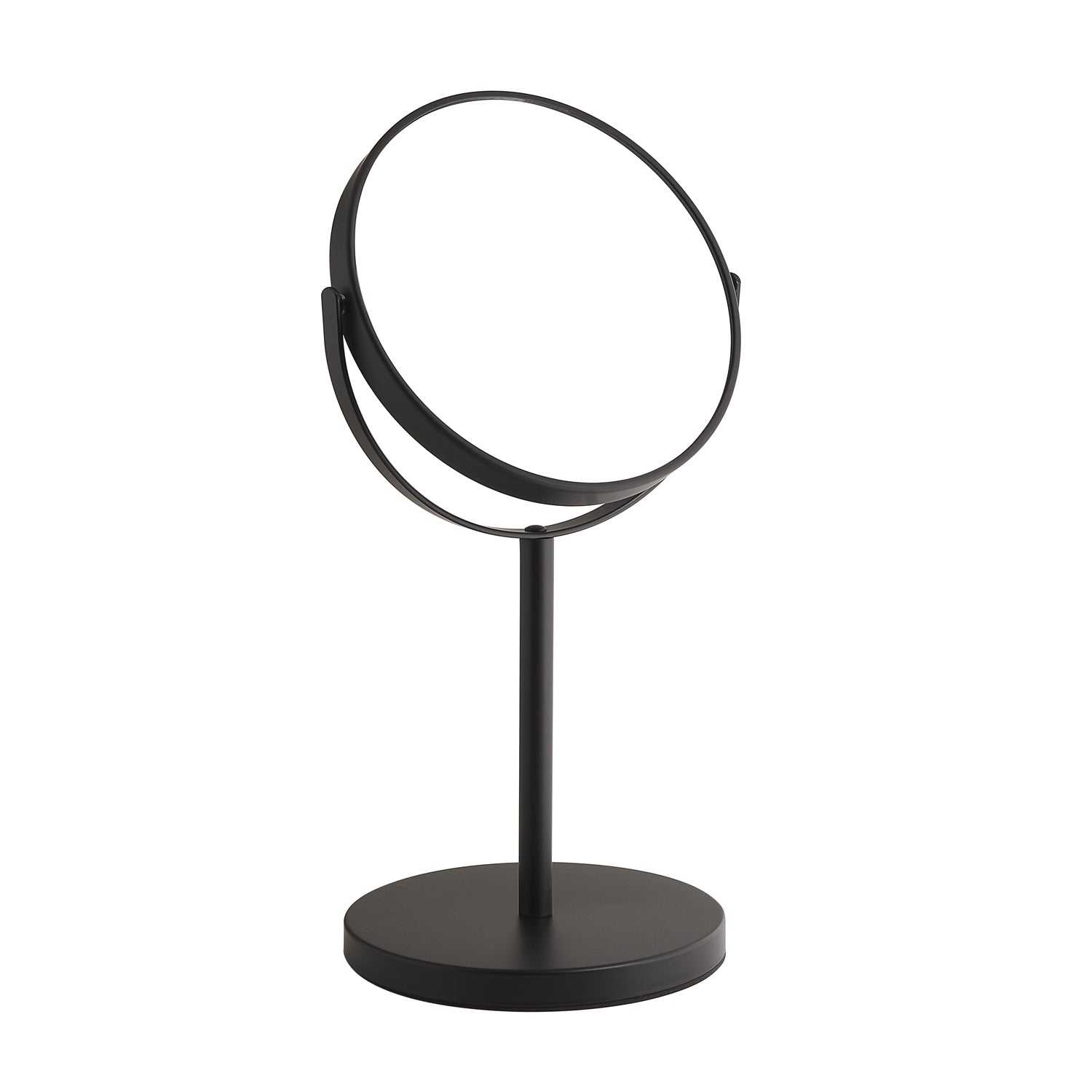 Specchio ingranditore bifacciale Anna di Gedy - Nero Matt by CeramicStore | Lo specialista del tuo bagno