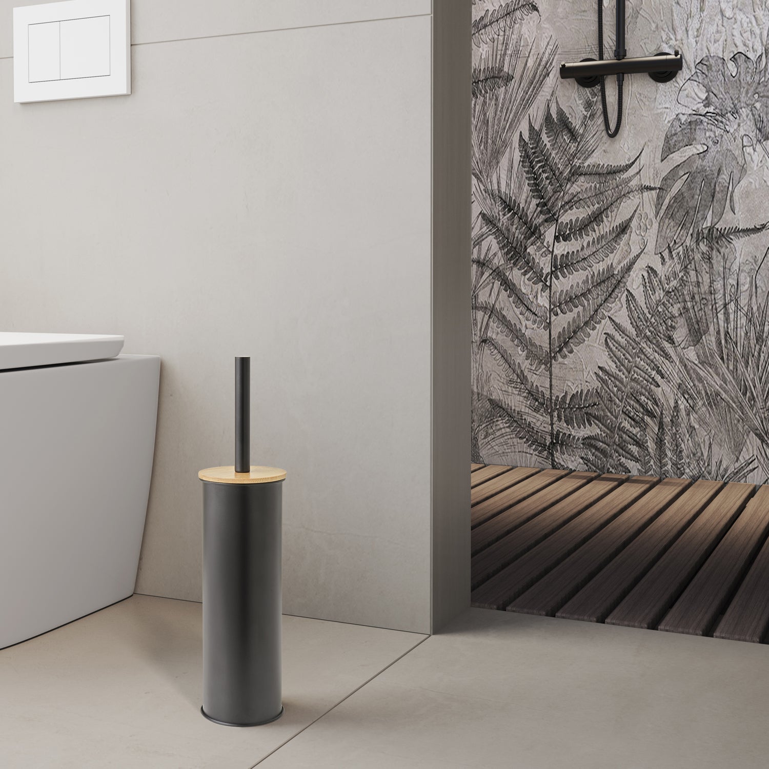 7 cm - Naturale/Nero Matt by CeramicStore | Lo specialista del tuo bagno