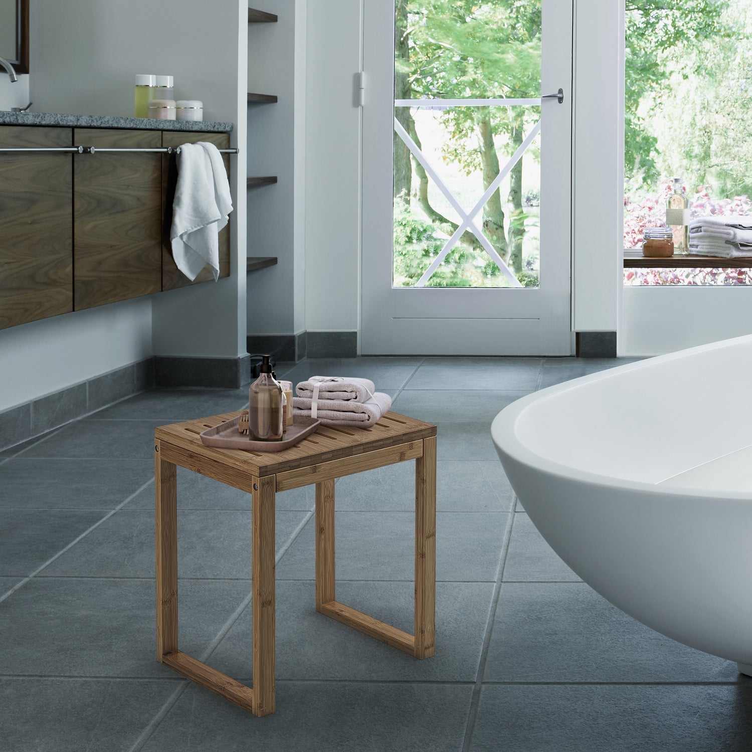  Ashi Sgabello in Bambà¹ di Gedy - Portata 100 kg