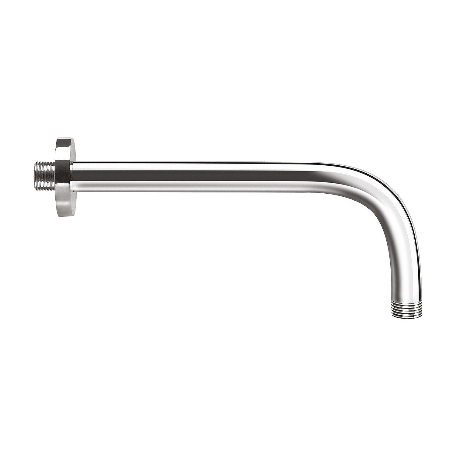  Soffione doccia tondo in acciaio inox da 25 cm completo di braccio doccia da 34 cm by CeramicStore | Lo specialista del tuo bagno