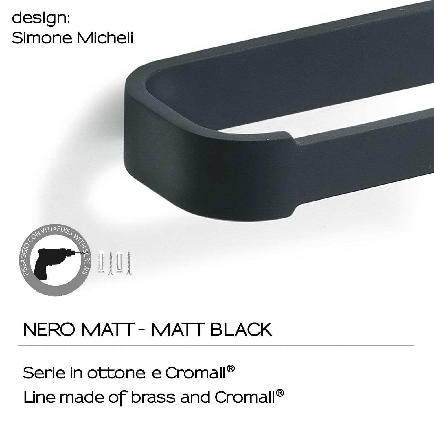  Portarotolo in Ottone