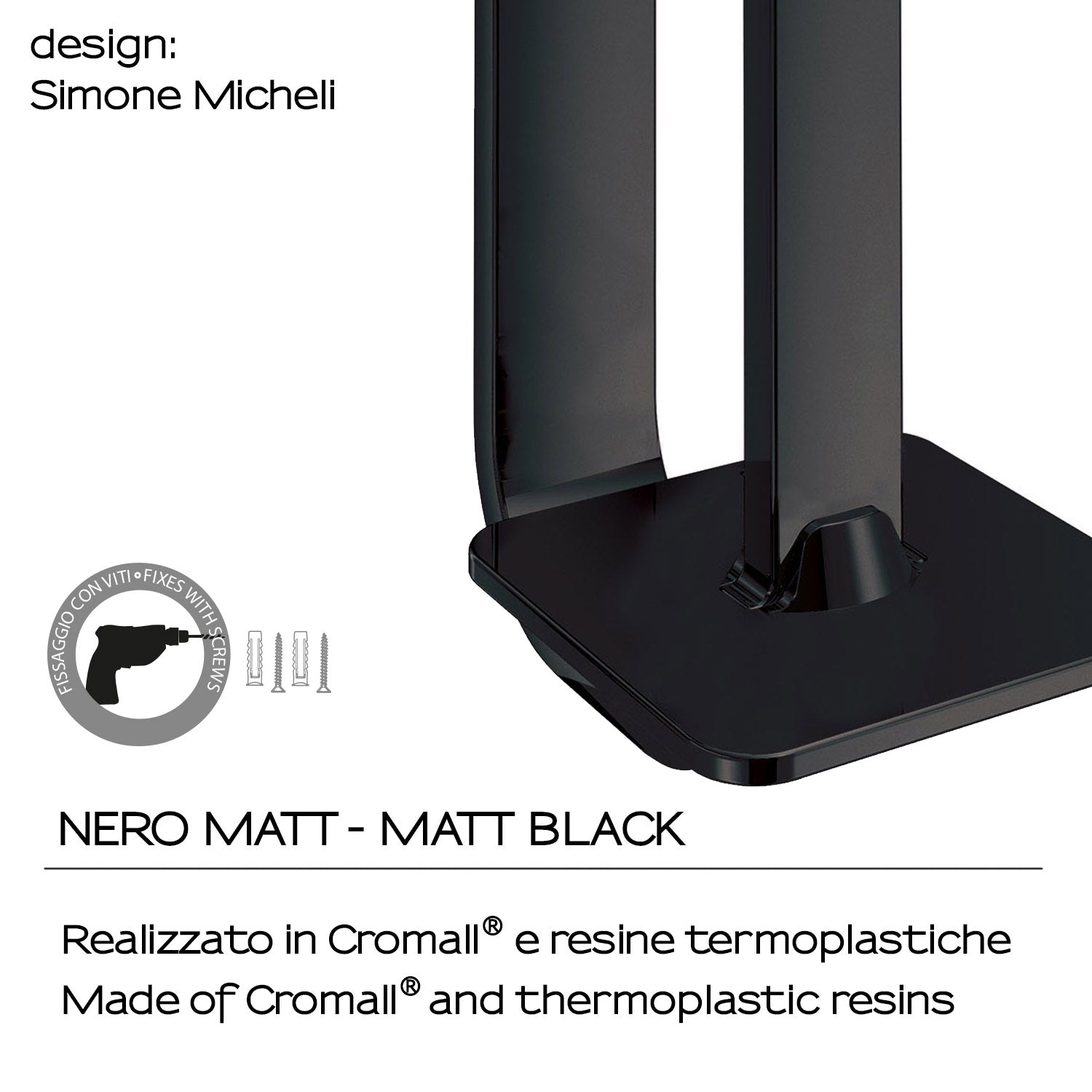  Portarotolo di riserva in Ottone