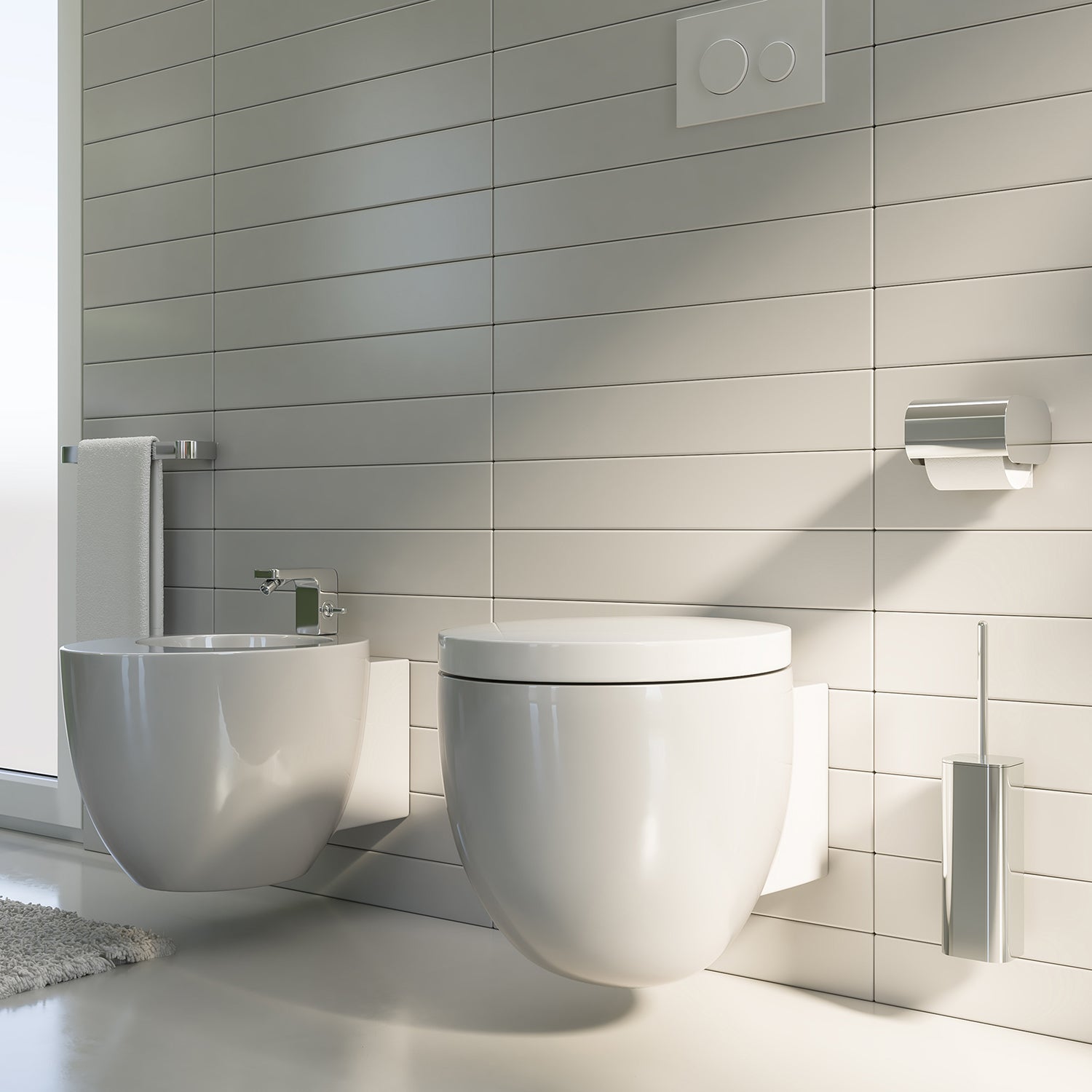  Portarotolo coperto in Ottone