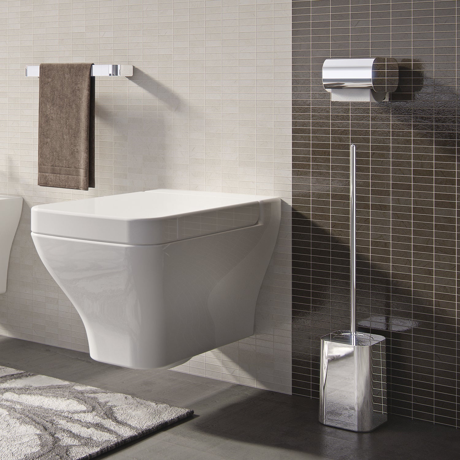  Portarotolo coperto in Ottone