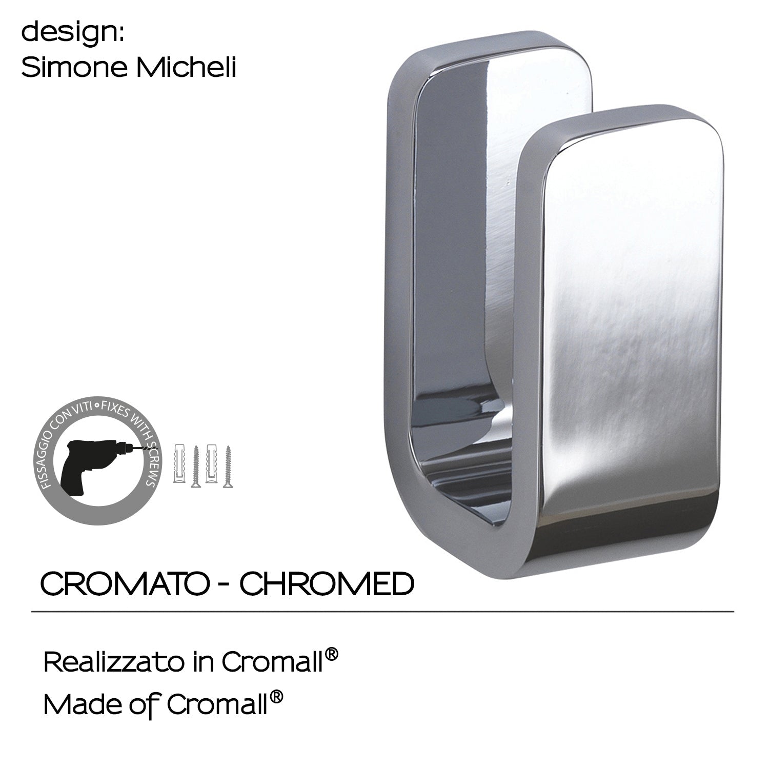  Acciaio Inox e Cromall Outline di Gedy - Cromato by CeramicStore | Lo specialista del tuo bagno