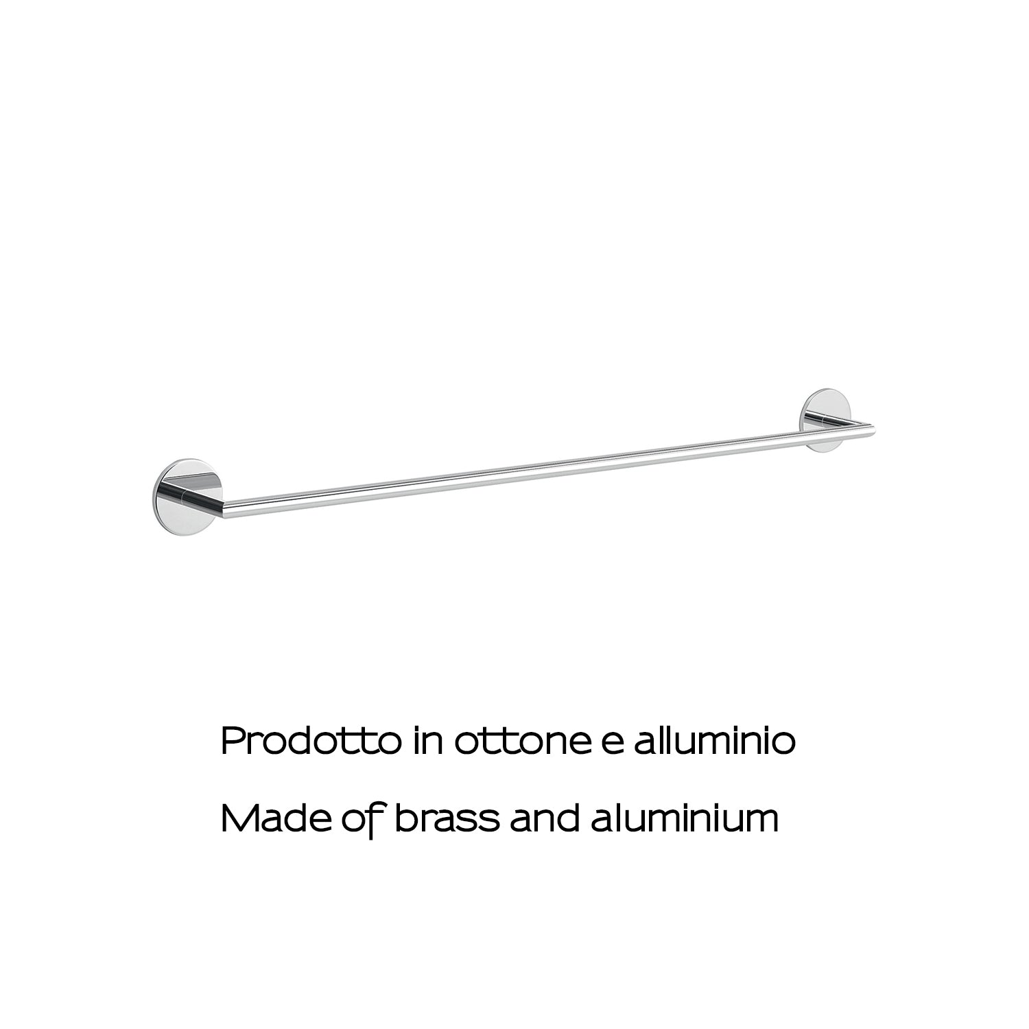  Portasalviette a muro 66 cm Gedy serie Gea - Cromato by CeramicStore | Lo specialista del tuo bagno