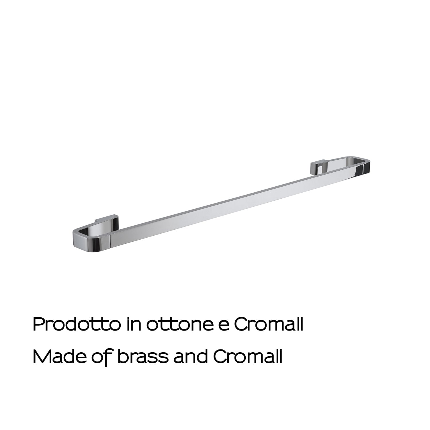  Portasalviette 60 cm in Ottone e Cromall Gedy serie Samoa - Cromato by CeramicStore | Lo specialista del tuo bagno